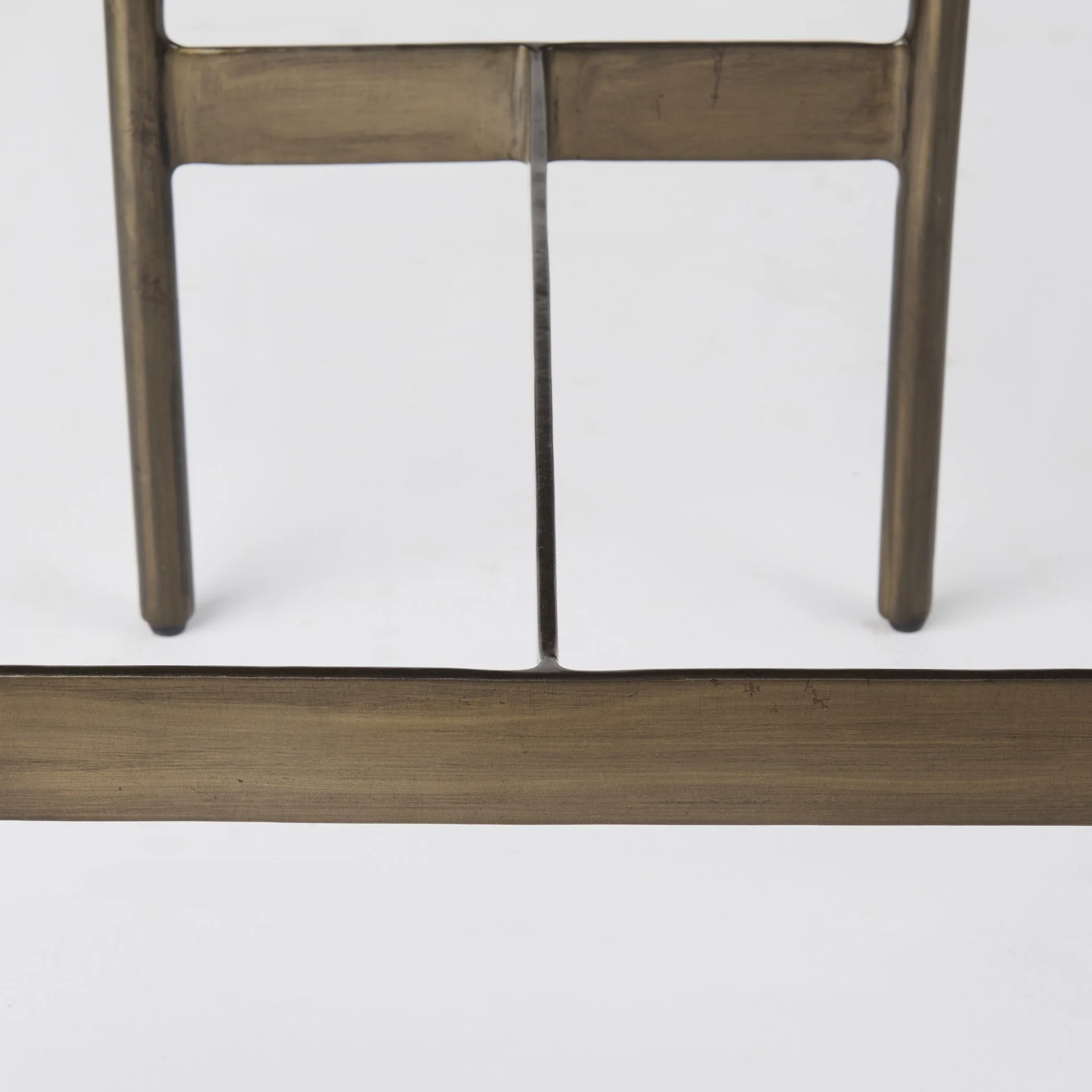 Cowhide Counter Stool With Gold Metal Frame By Homeroots - Image 9