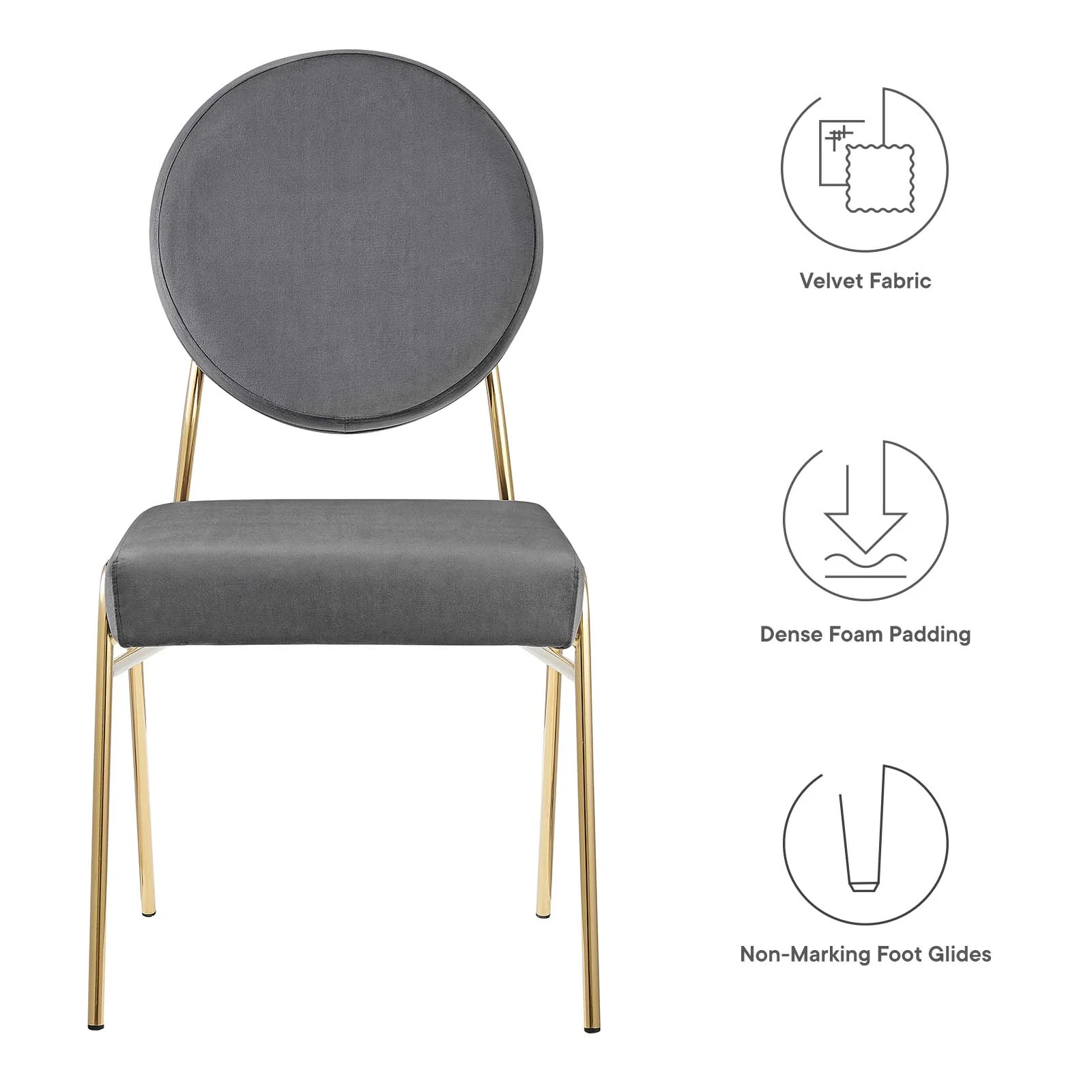 Craft Performance Velvet Dining Side Chair By Modway - EEI-6252 - Image 26