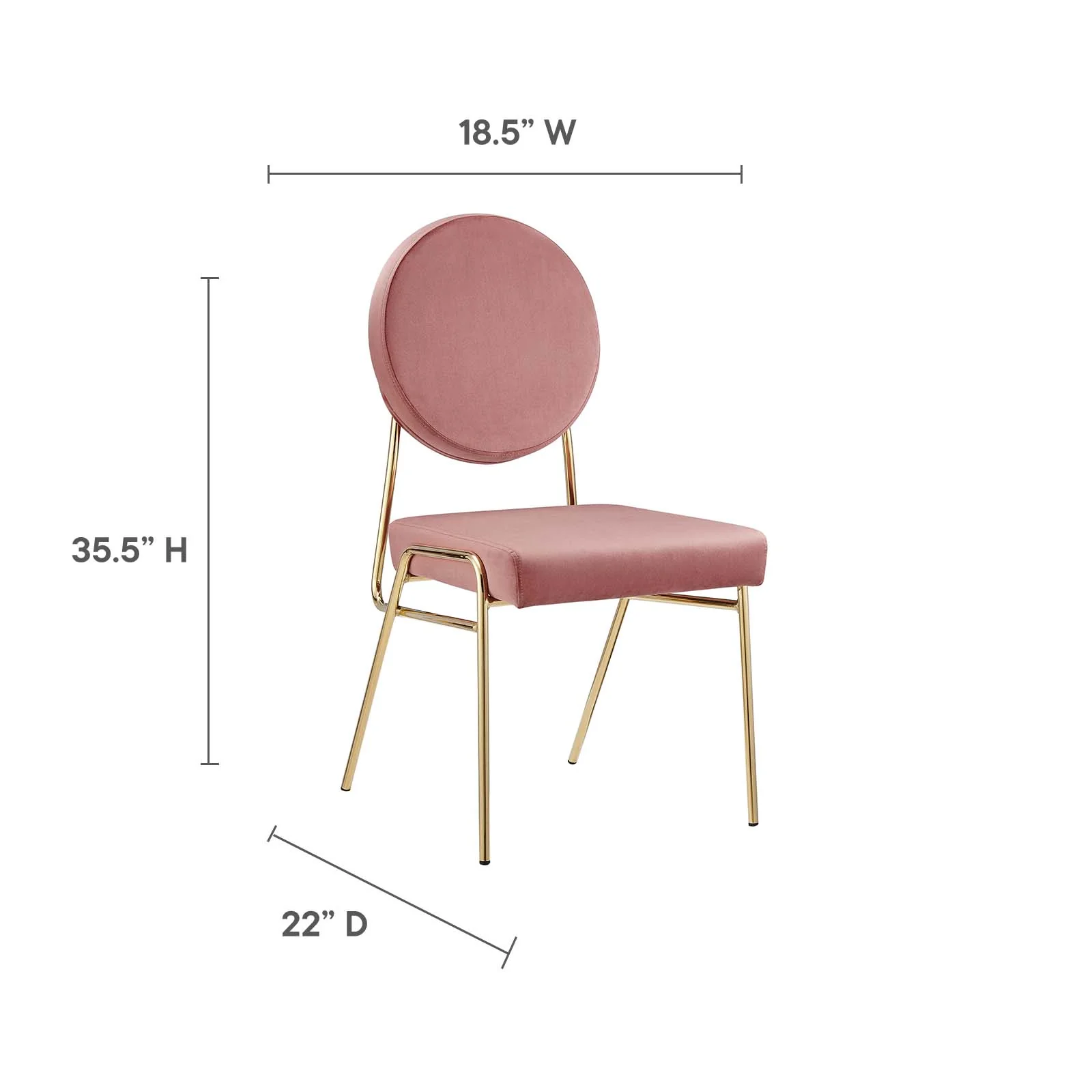 Craft Performance Velvet Dining Side Chair By Modway - EEI-6252 - Image 7