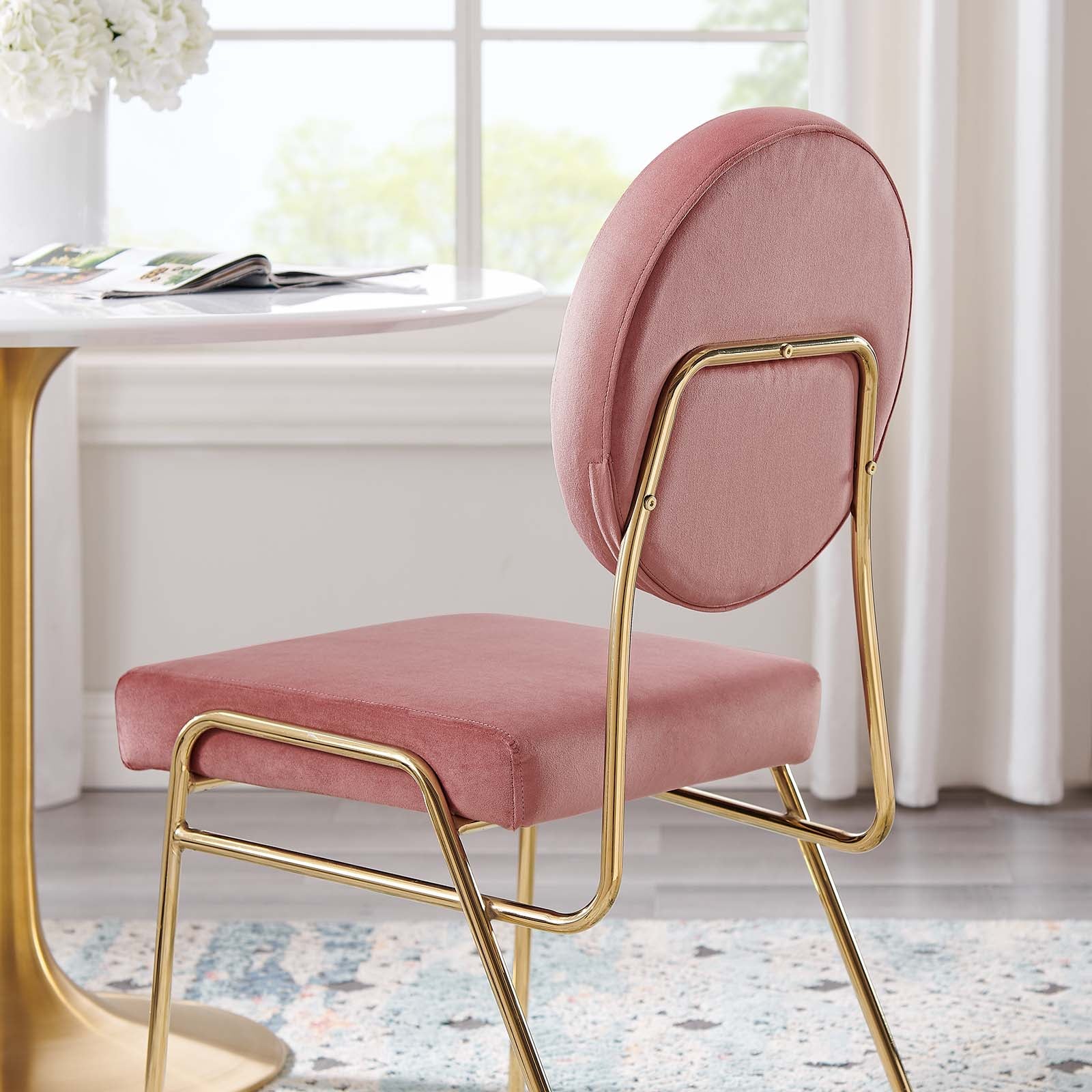 Craft Performance Velvet Dining Side Chair By Modway - EEI-6252 - Image 9