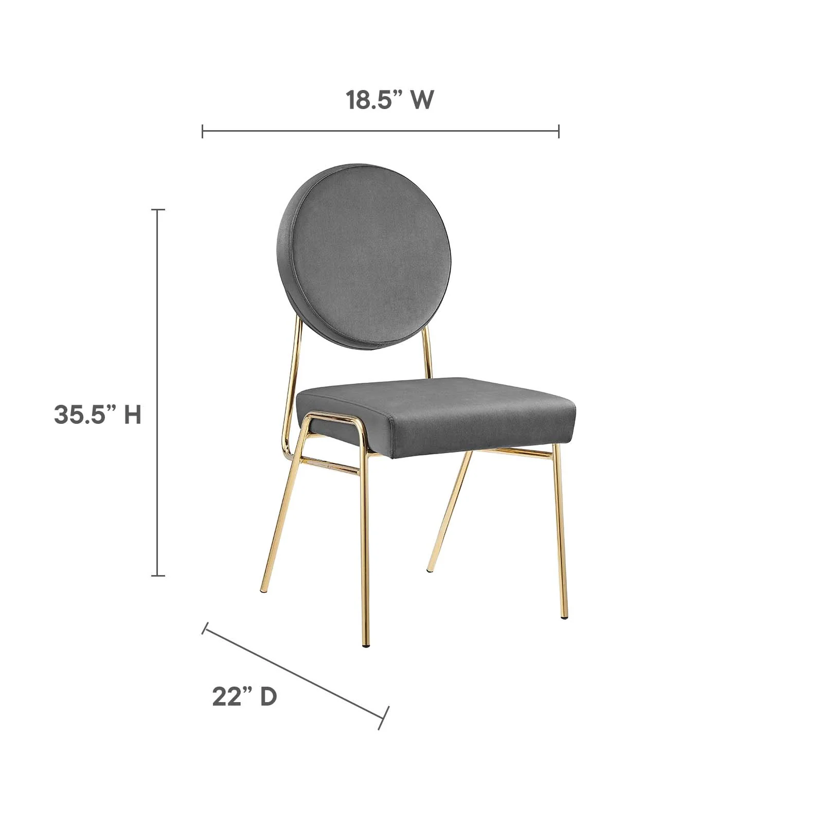 Craft Performance Velvet Dining Side Chairs - Set of 2 By Modway - EEI-6581 - Image 32