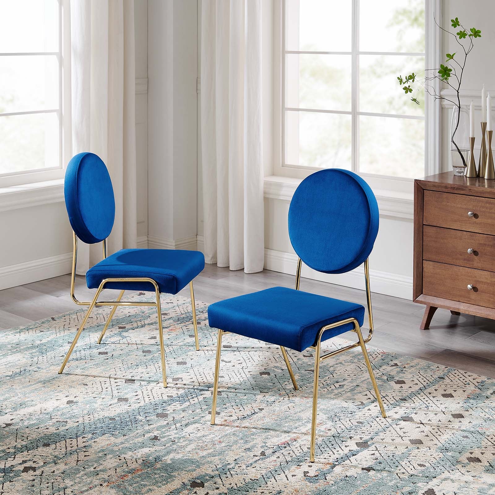 Craft Performance Velvet Dining Side Chairs - Set of 2 By Modway - EEI-6581 - Image 37