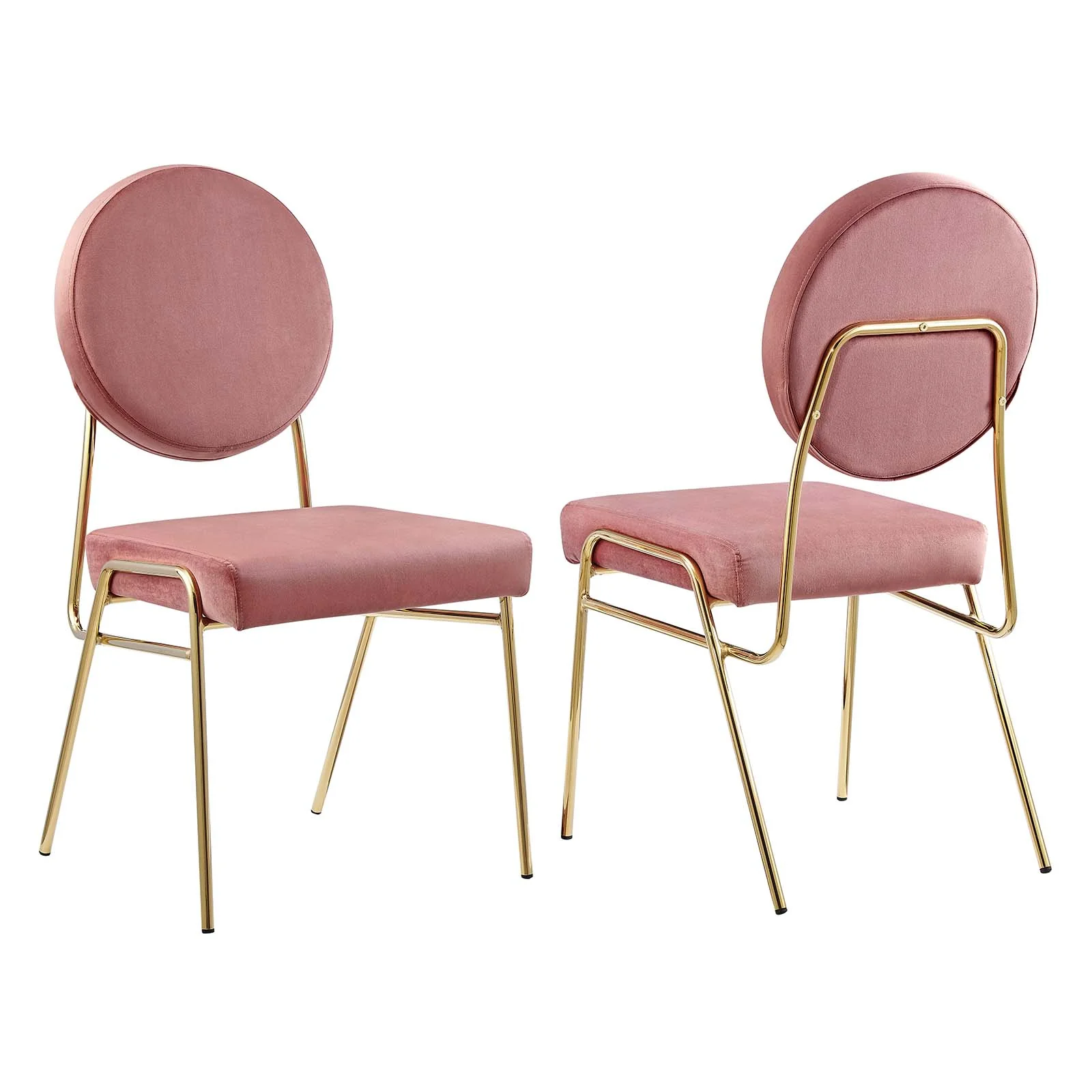 Craft Performance Velvet Dining Side Chairs - Set of 2 By Modway - EEI-6581 - Image 9