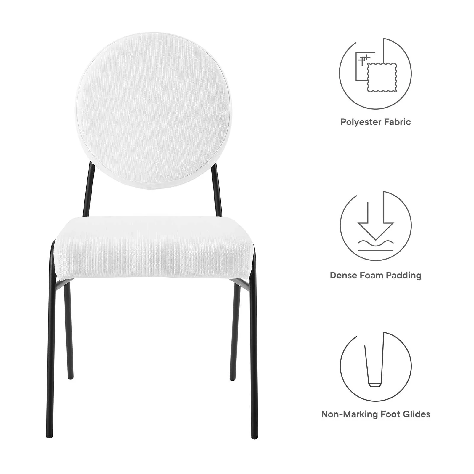 Craft Upholstered Fabric Dining Side Chairs By Modway - EEI-6253 - Image 31