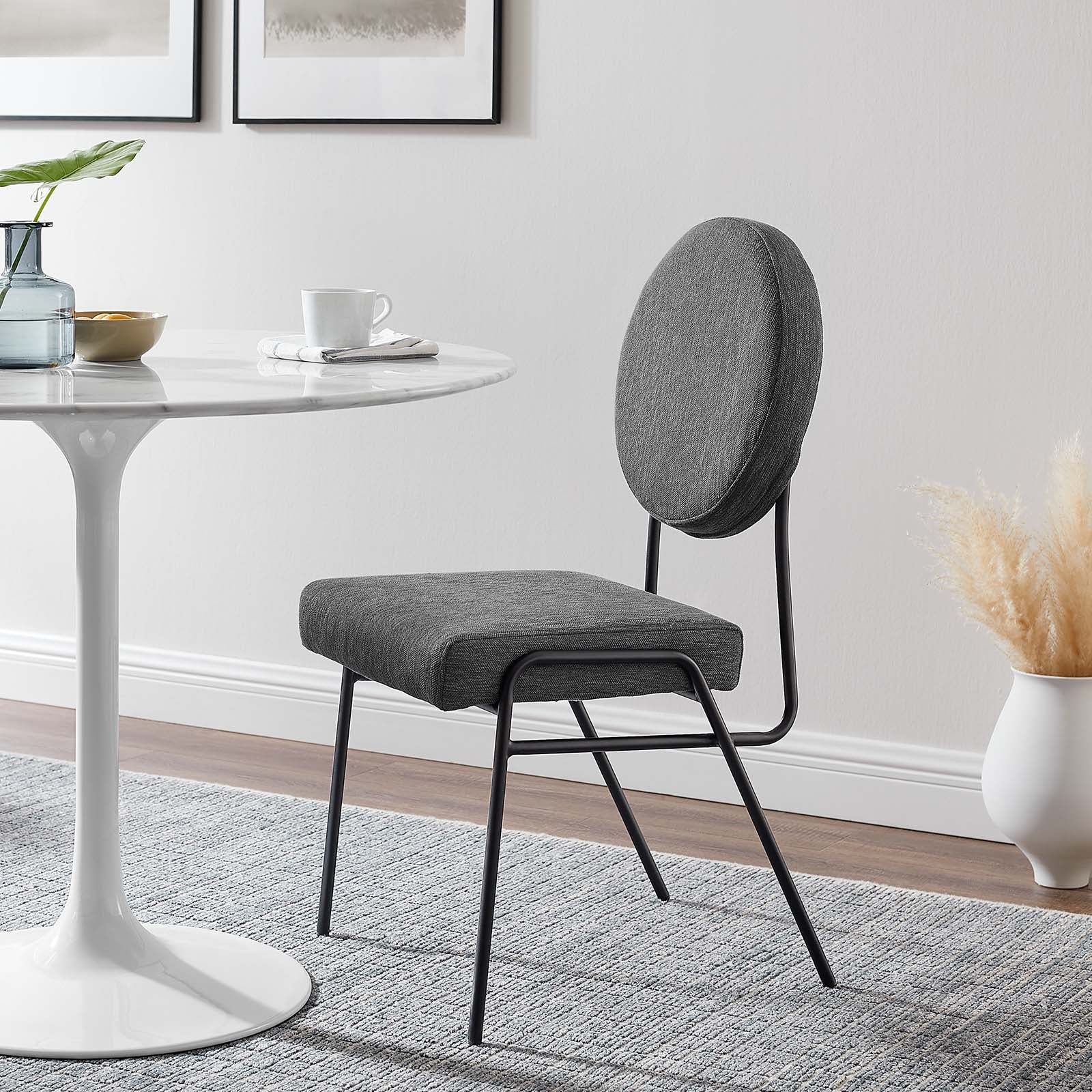Craft Upholstered Fabric Dining Side Chairs - Set of 2 By Modway - EEI-6582 - Image 12