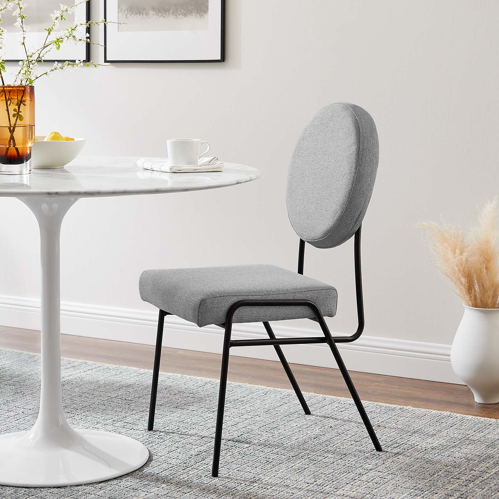 Craft Upholstered Fabric Dining Side Chairs - Set of 2 By Modway - EEI-6582 - Image 22