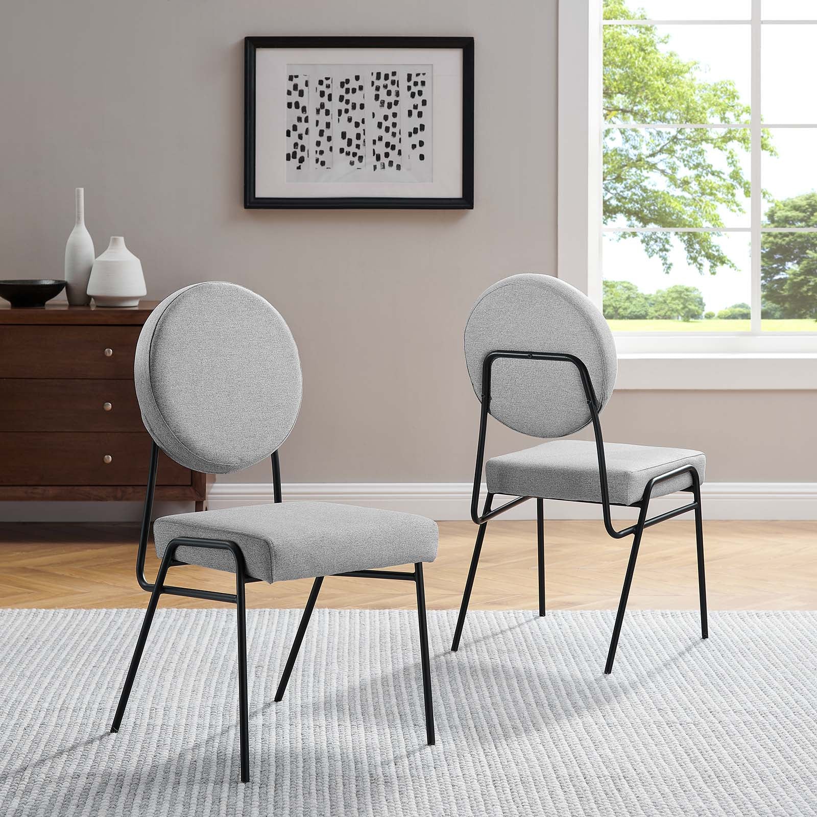 Craft Upholstered Fabric Dining Side Chairs - Set of 2 By Modway - EEI-6582 - Image 23