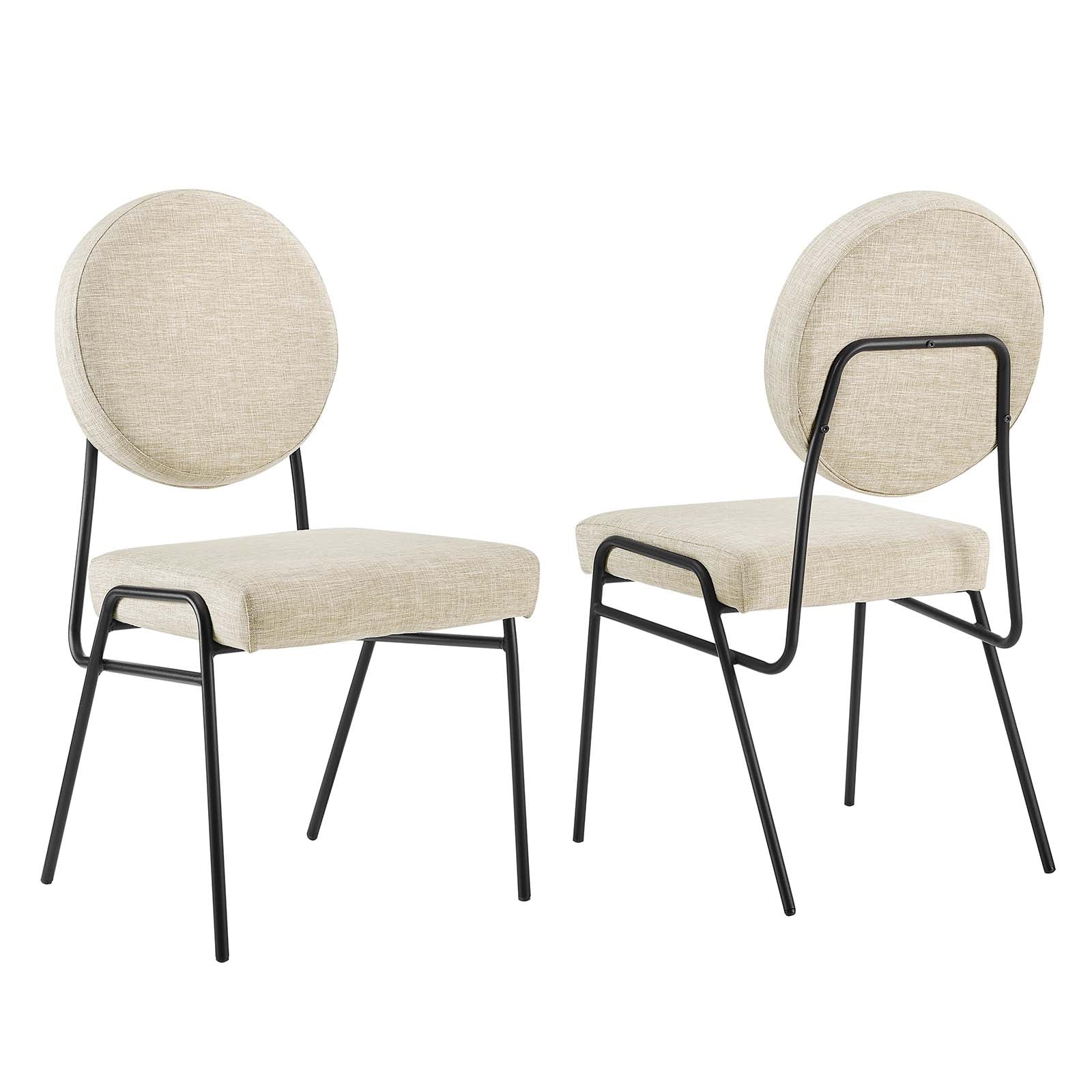 Craft Upholstered Fabric Dining Side Chairs - Set of 2 By Modway - EEI-6582 - Image 8