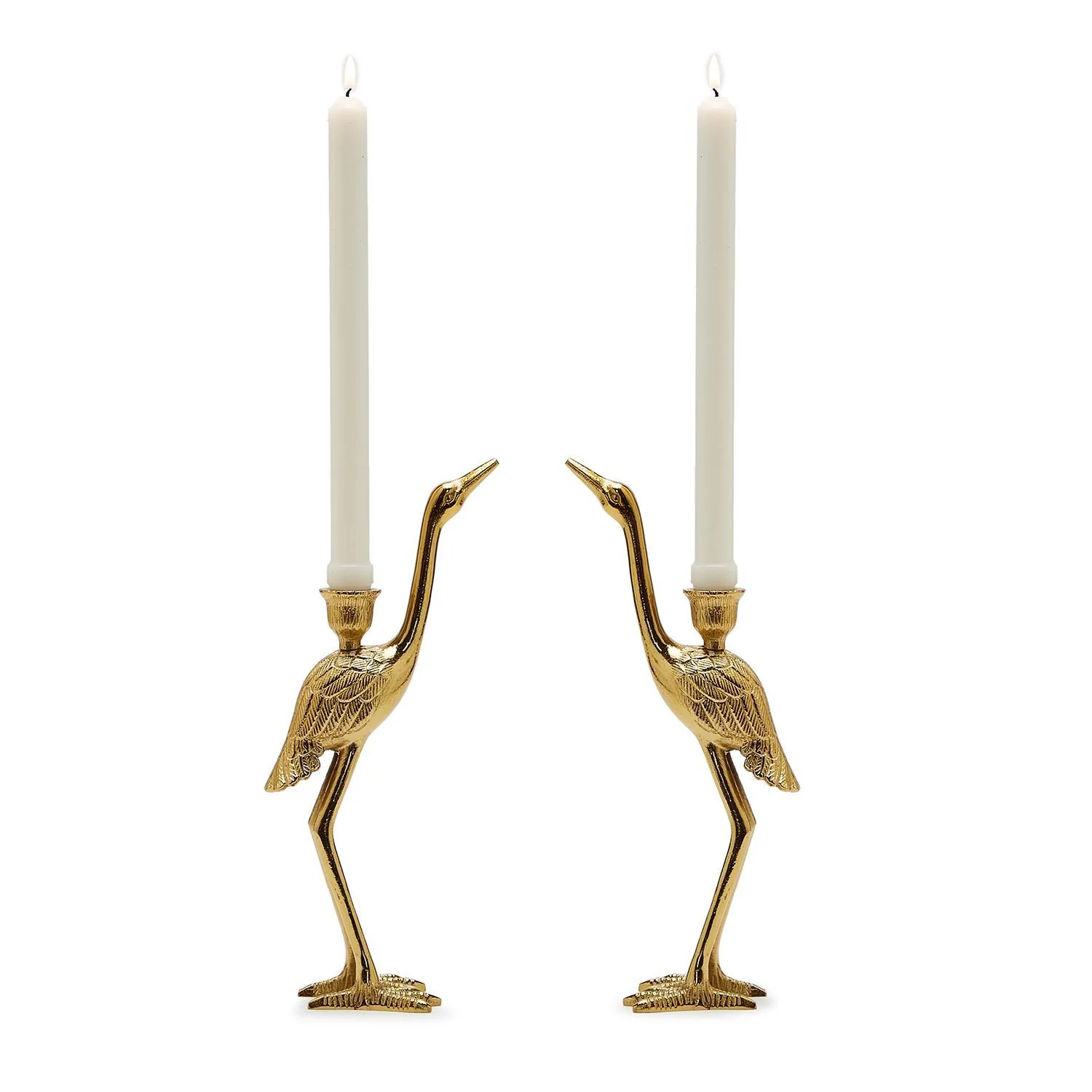 Crane Candle Holder Set Of 8 By Tozai Home - Image 2