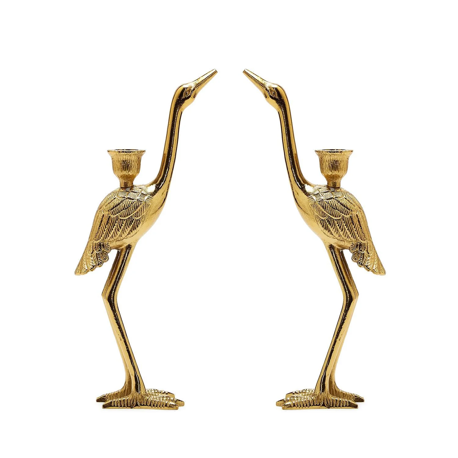 Crane Candle Holder Set Of 8 By Tozai Home - Image 3