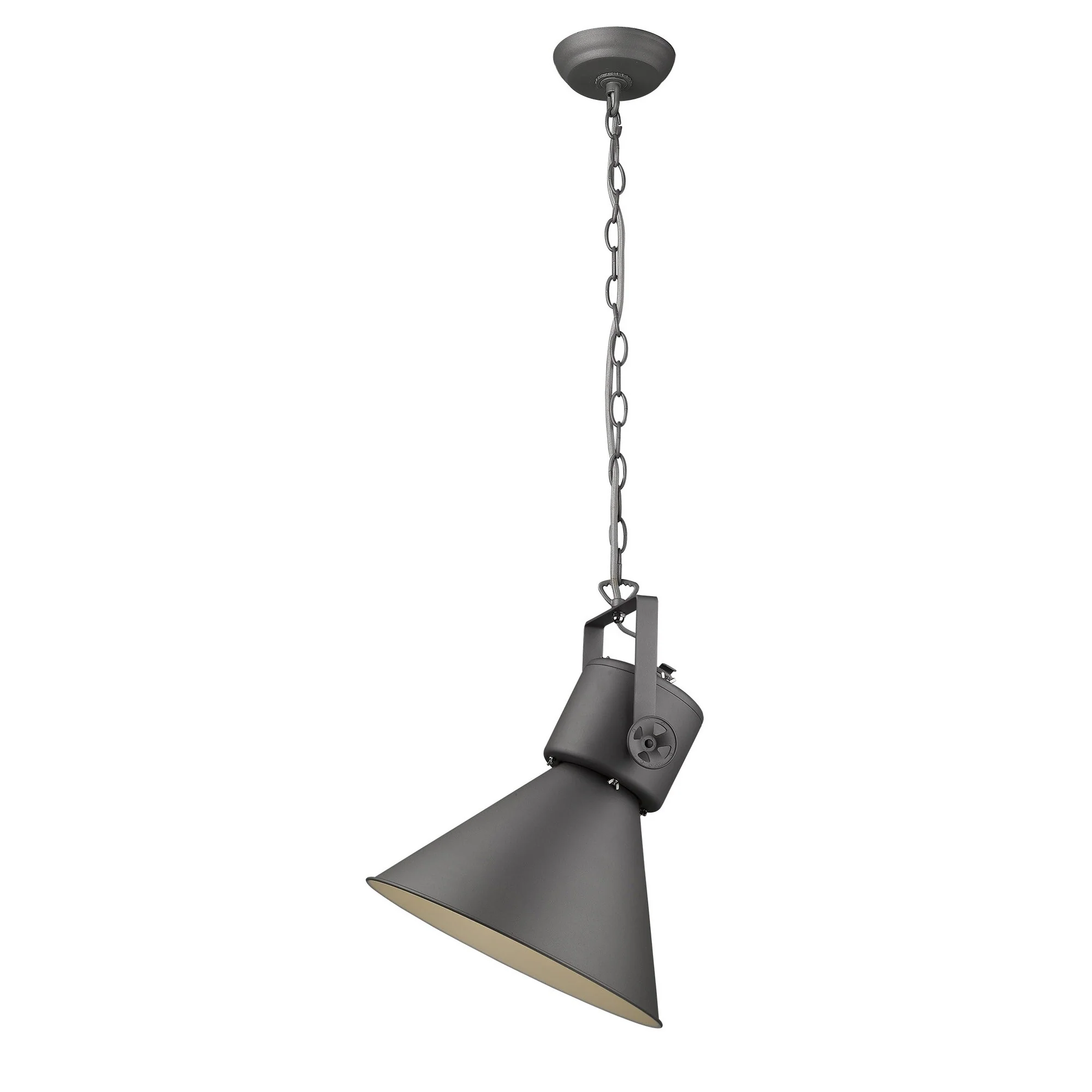 Crew 1-Light Gray Pendant By Homeroots - Image 2