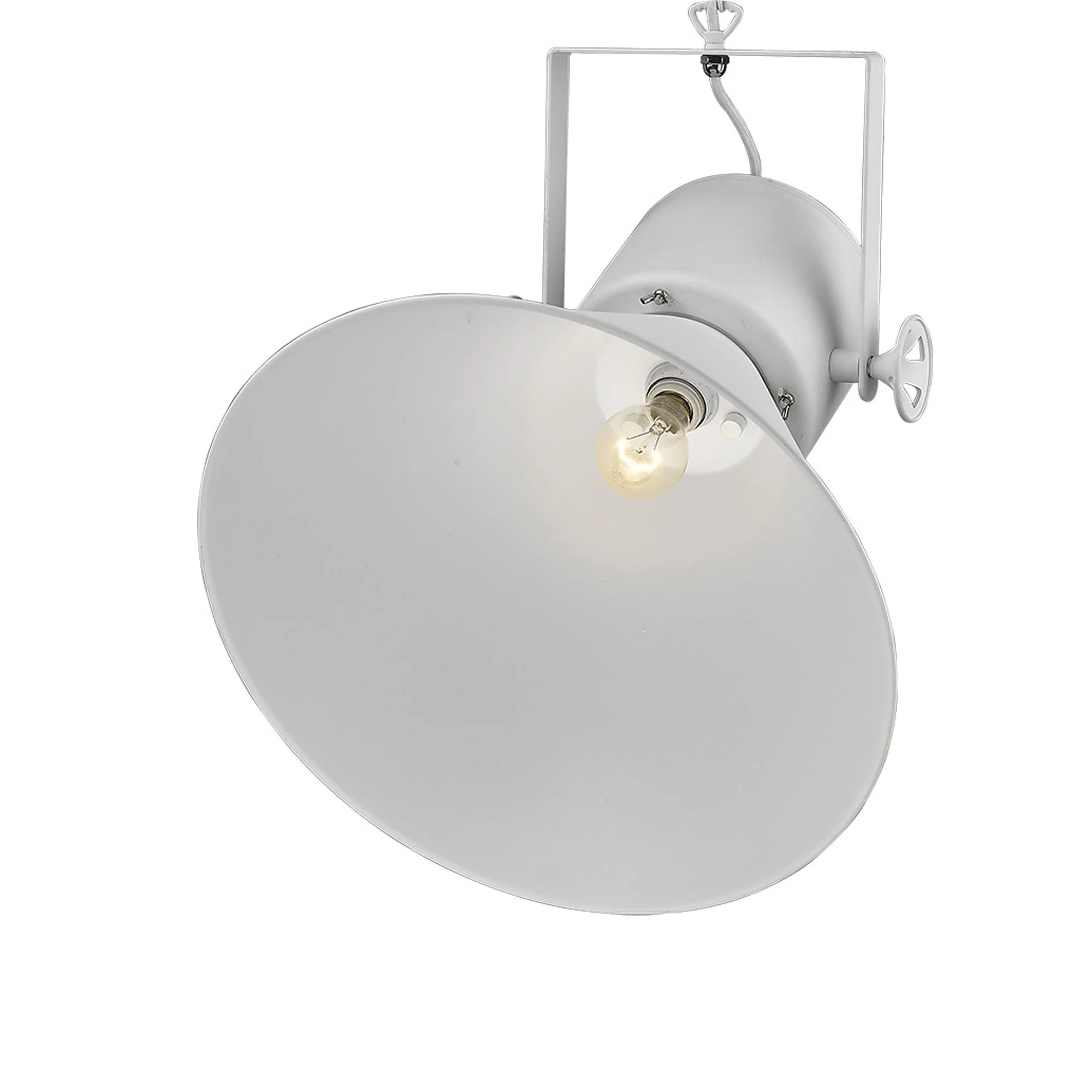 Crew 1-Light White Pendant By Homeroots - Image 5