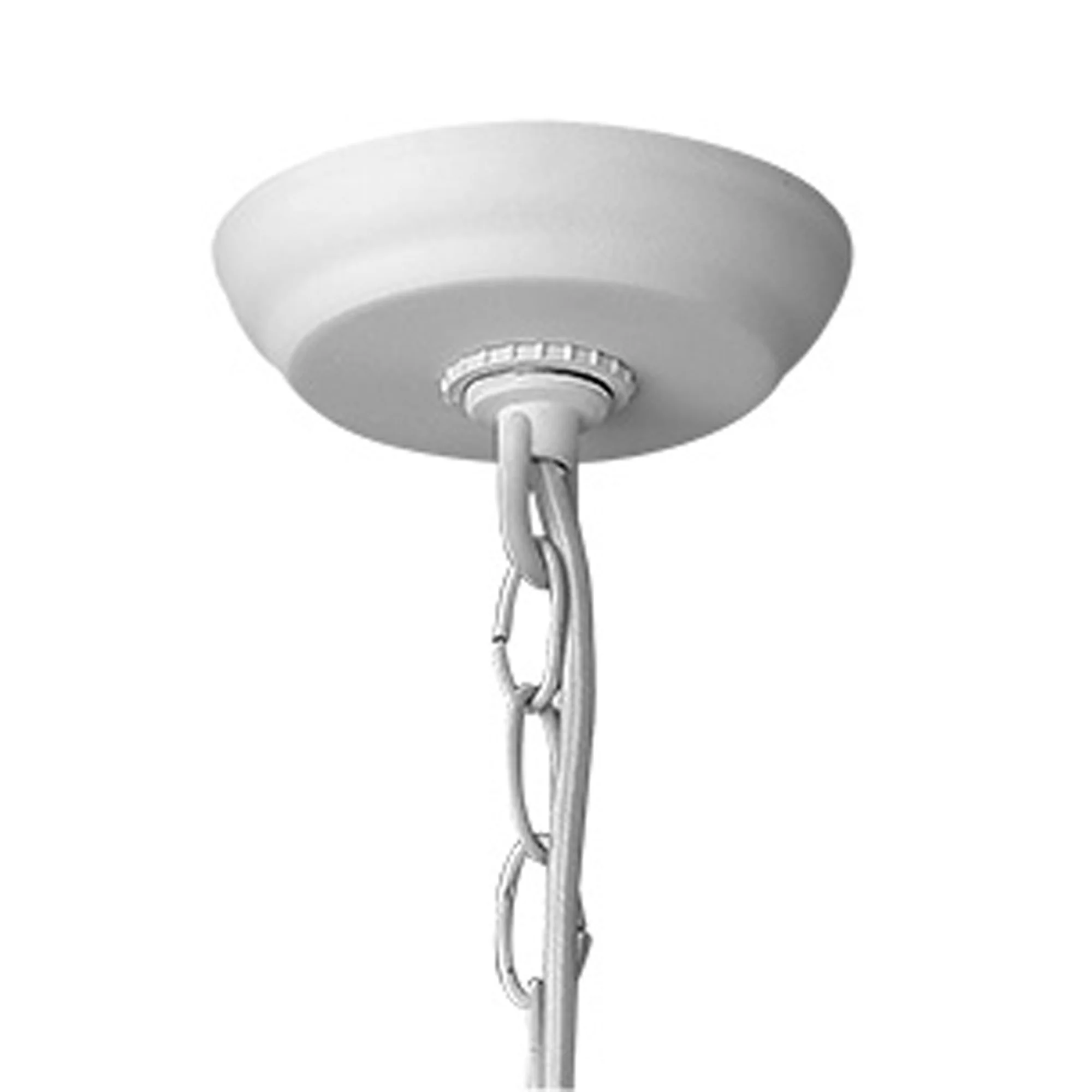 Crew 1-Light White Pendant By Homeroots - Image 6