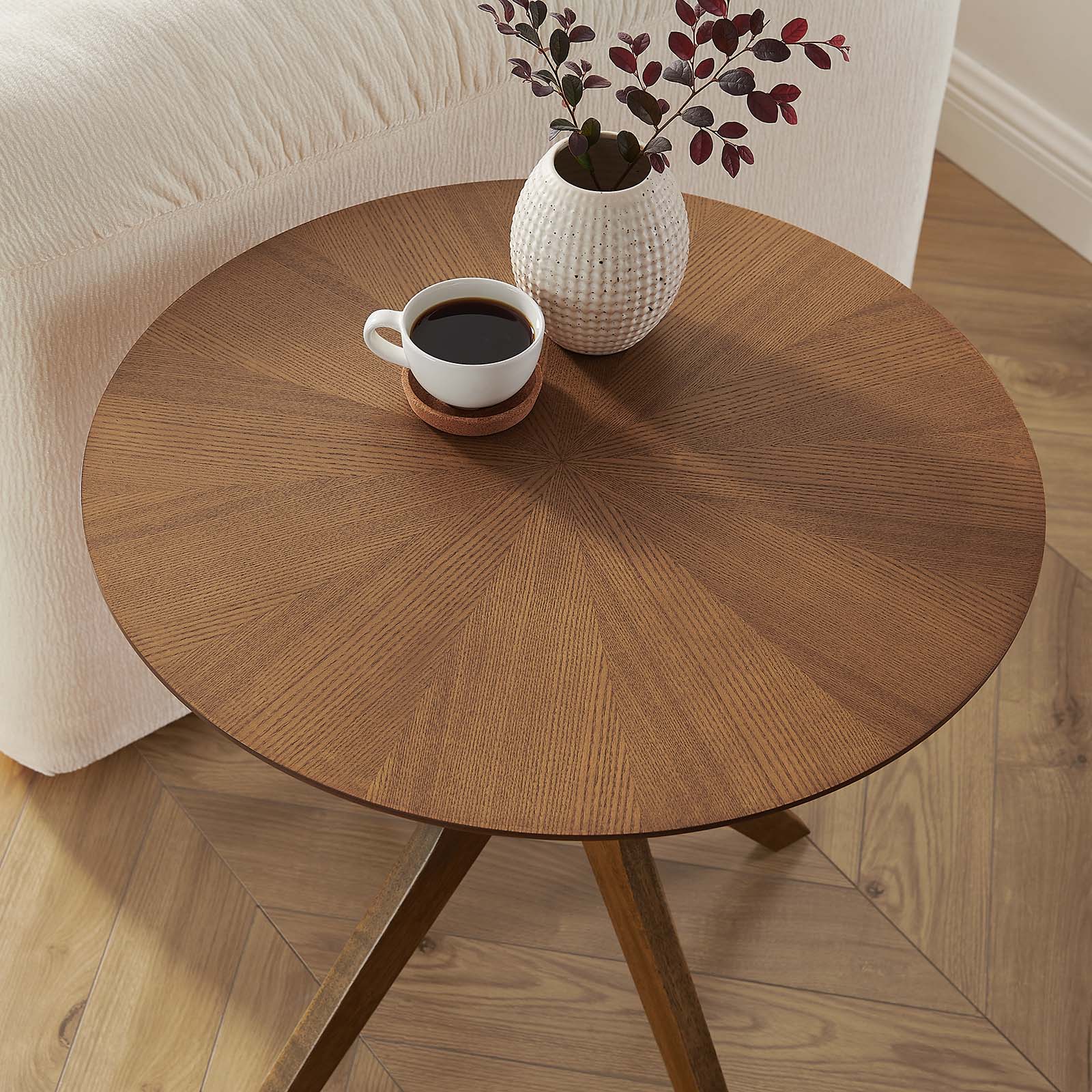 Crossroads 24” Round Wood Side Table By Modway - EEI-6558 - Image 16