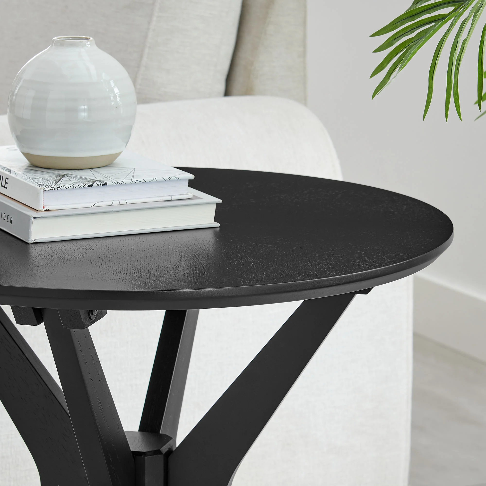 Crossroads 24Ó Round Wood Side Table by Modway - Image 6