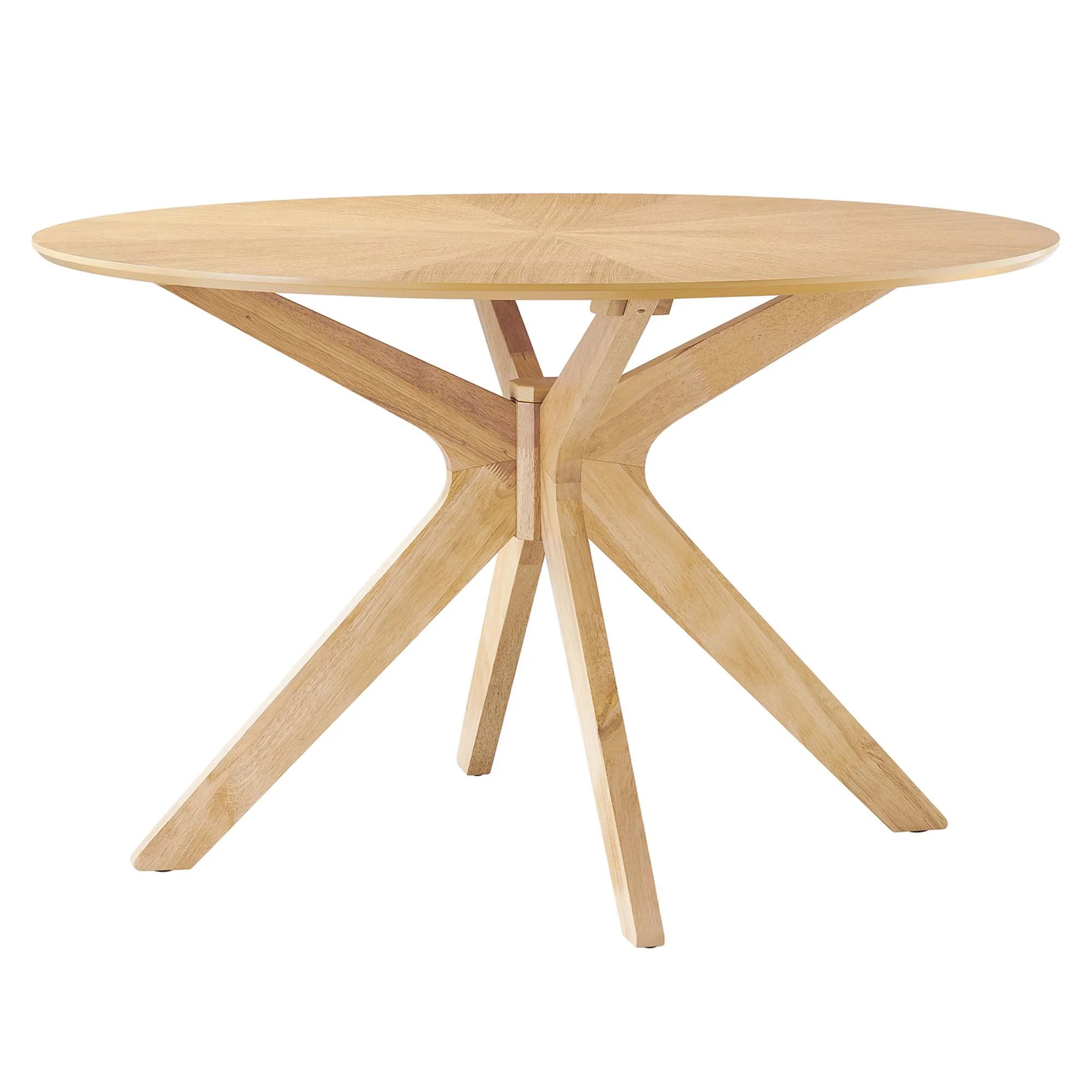 Crossroads 47" Round Wood Dining Table by Modway - Image 2