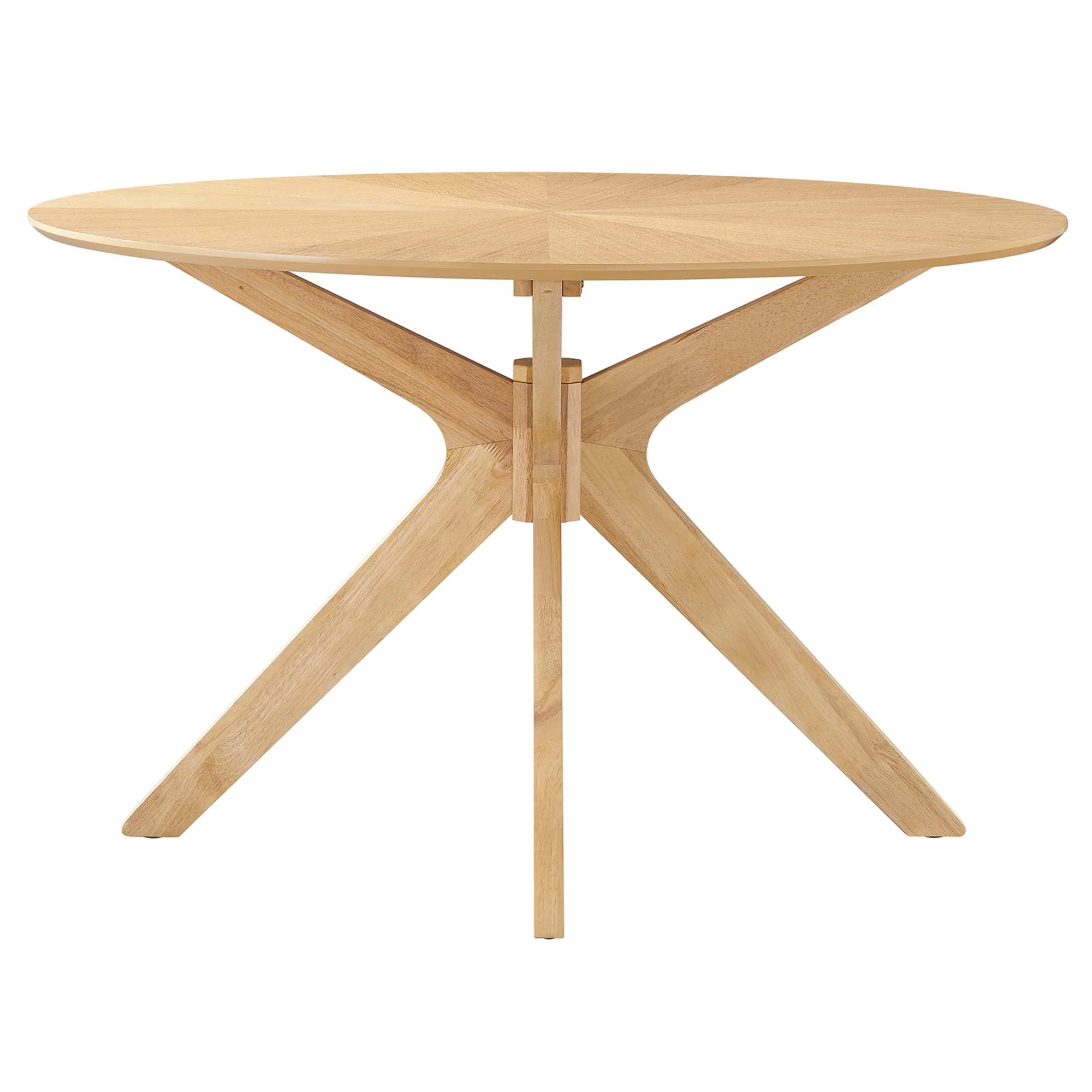 Crossroads 47" Round Wood Dining Table by Modway - Image 3