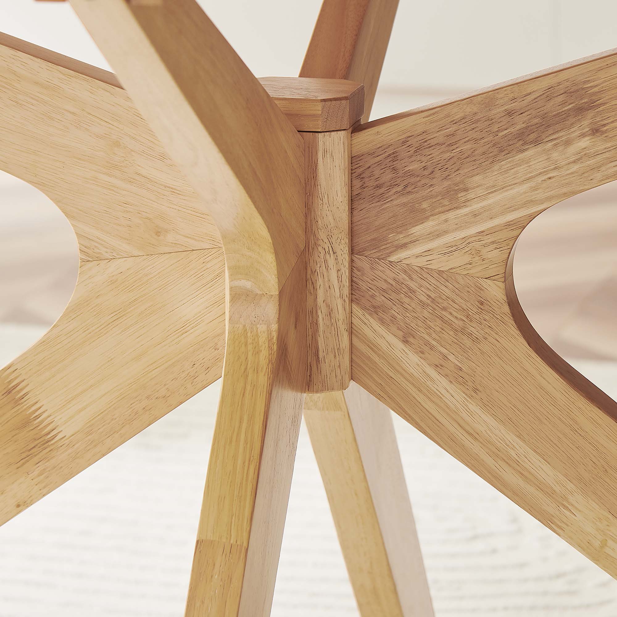 Crossroads 63" Oval Wood Dining Table by Modway - Image 15