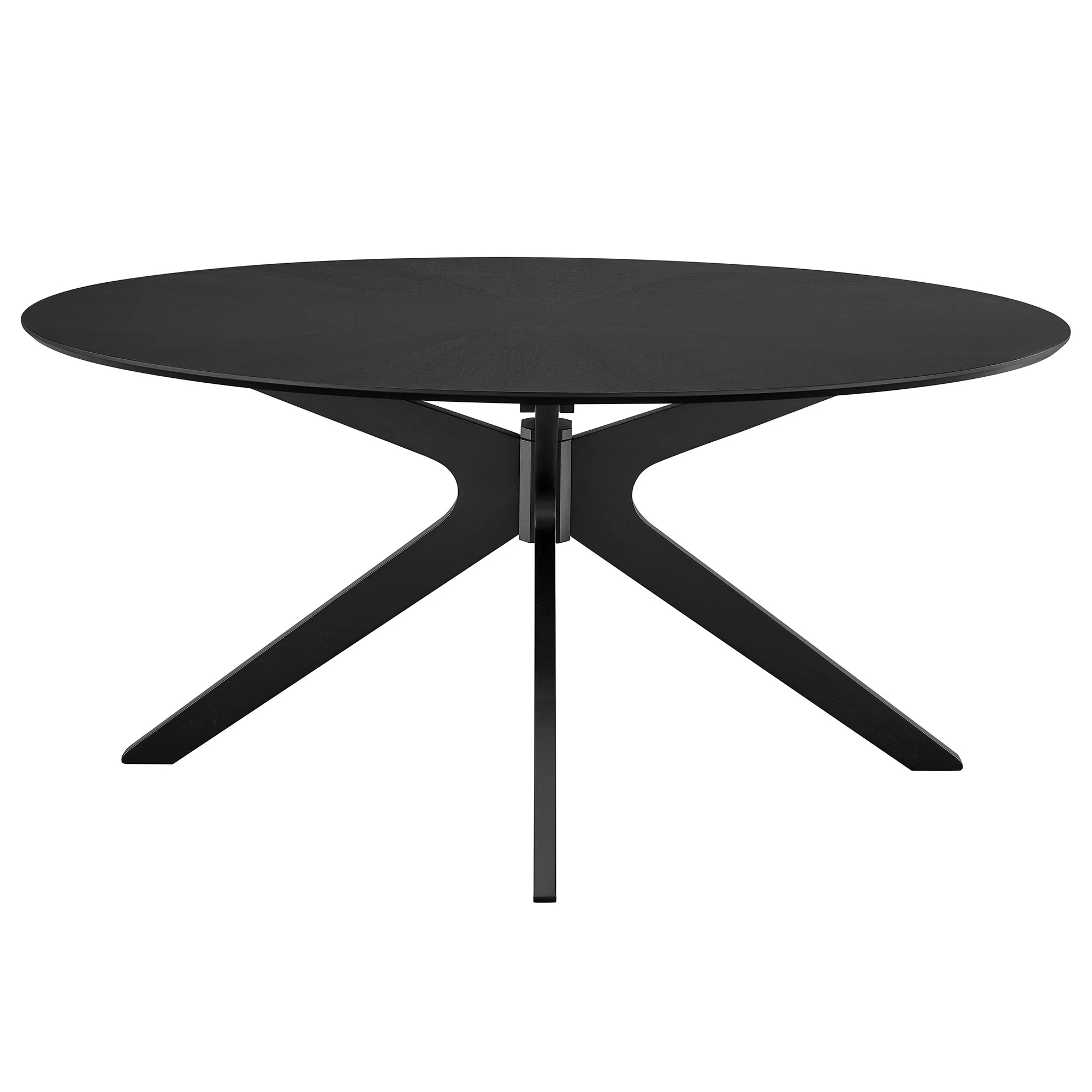 Crossroads 63" Oval Wood Dining Table by Modway - Image 3