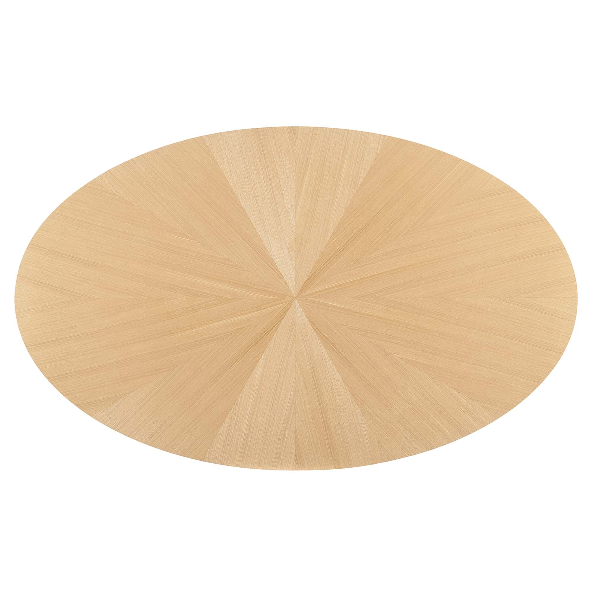 Crossroads 71" Oval Wood Dining Table by Modway - Image 12