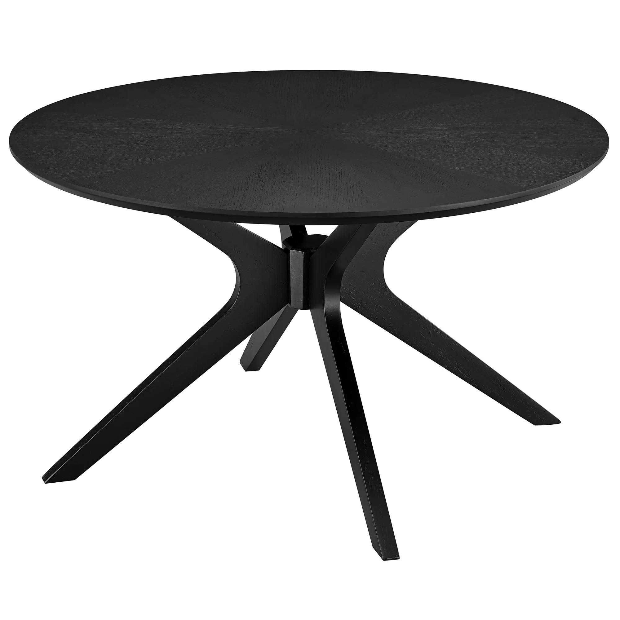 Crossroads Round Wood Coffee Table by Modway - Image 2
