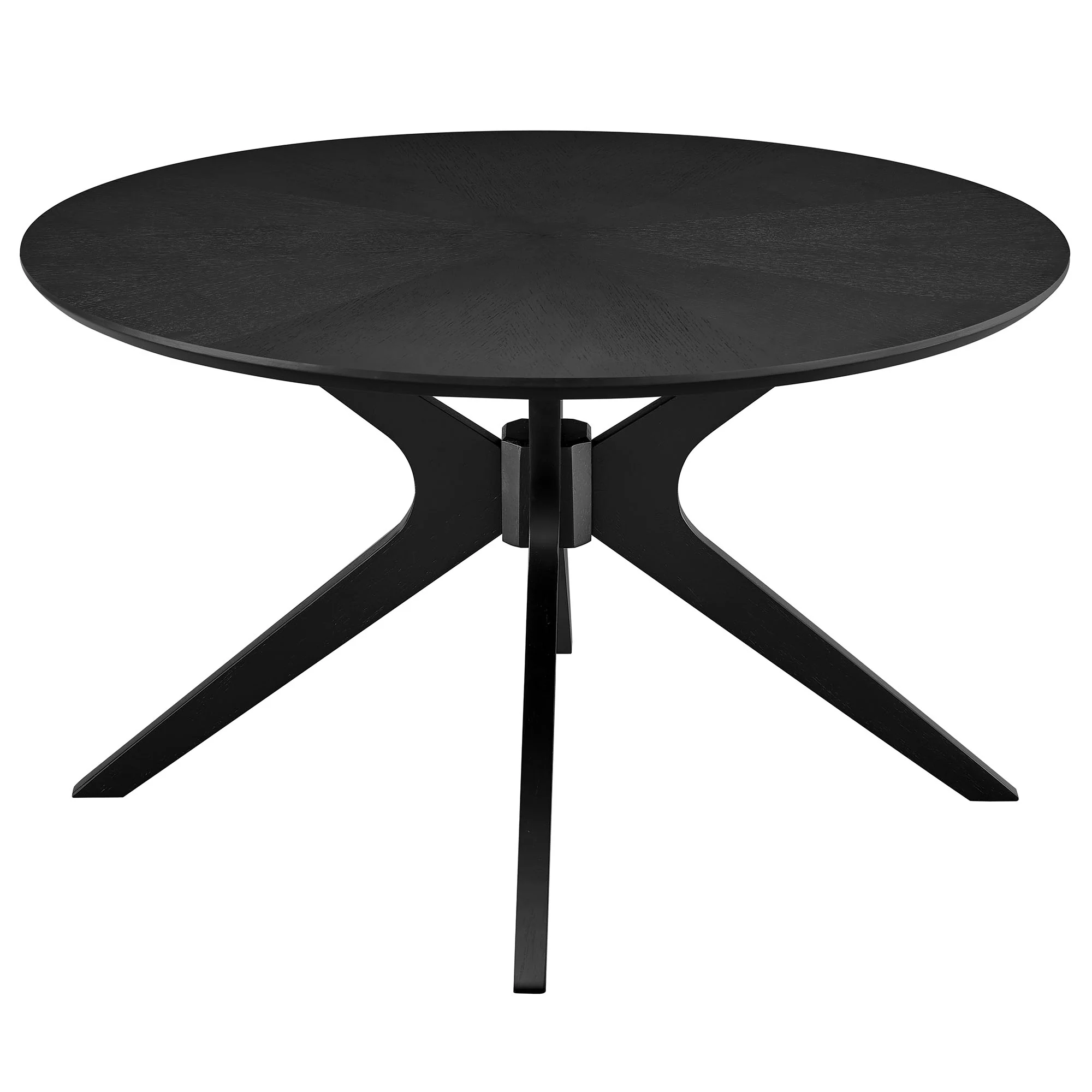 Crossroads Round Wood Coffee Table by Modway - Image 3
