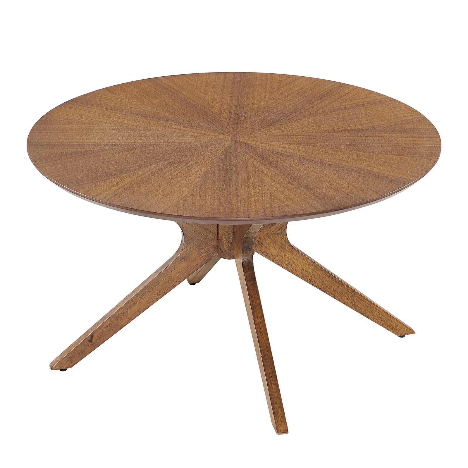 Crossroads Round Wood Coffee Table By Modway - EEI-6557 - Image 11