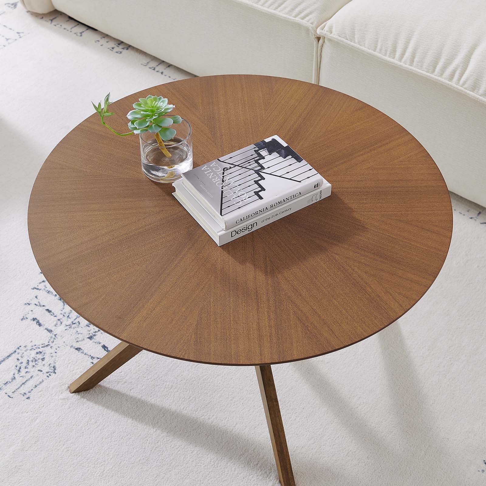 Crossroads Round Wood Coffee Table By Modway - EEI-6557 - Image 16
