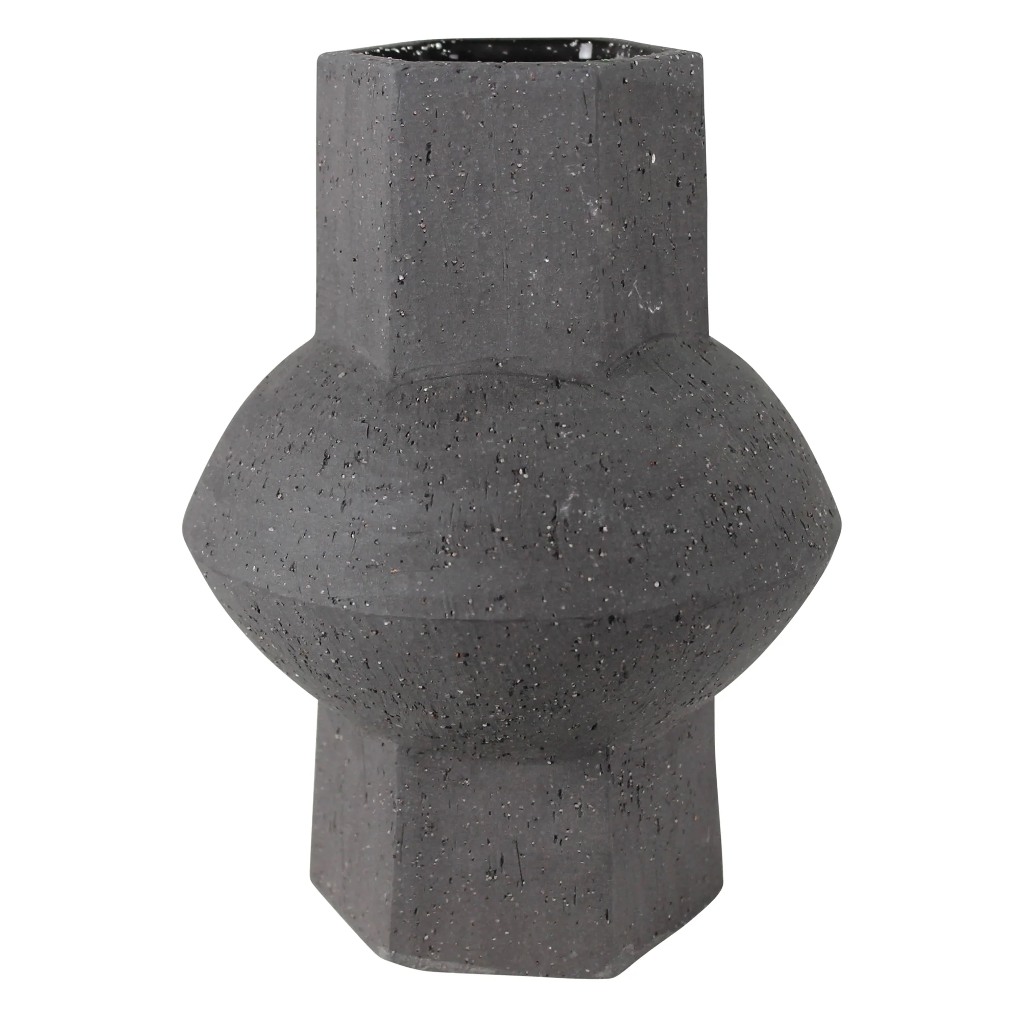 Cruz Vase - Hexagon, Black By HomArt - Image 3