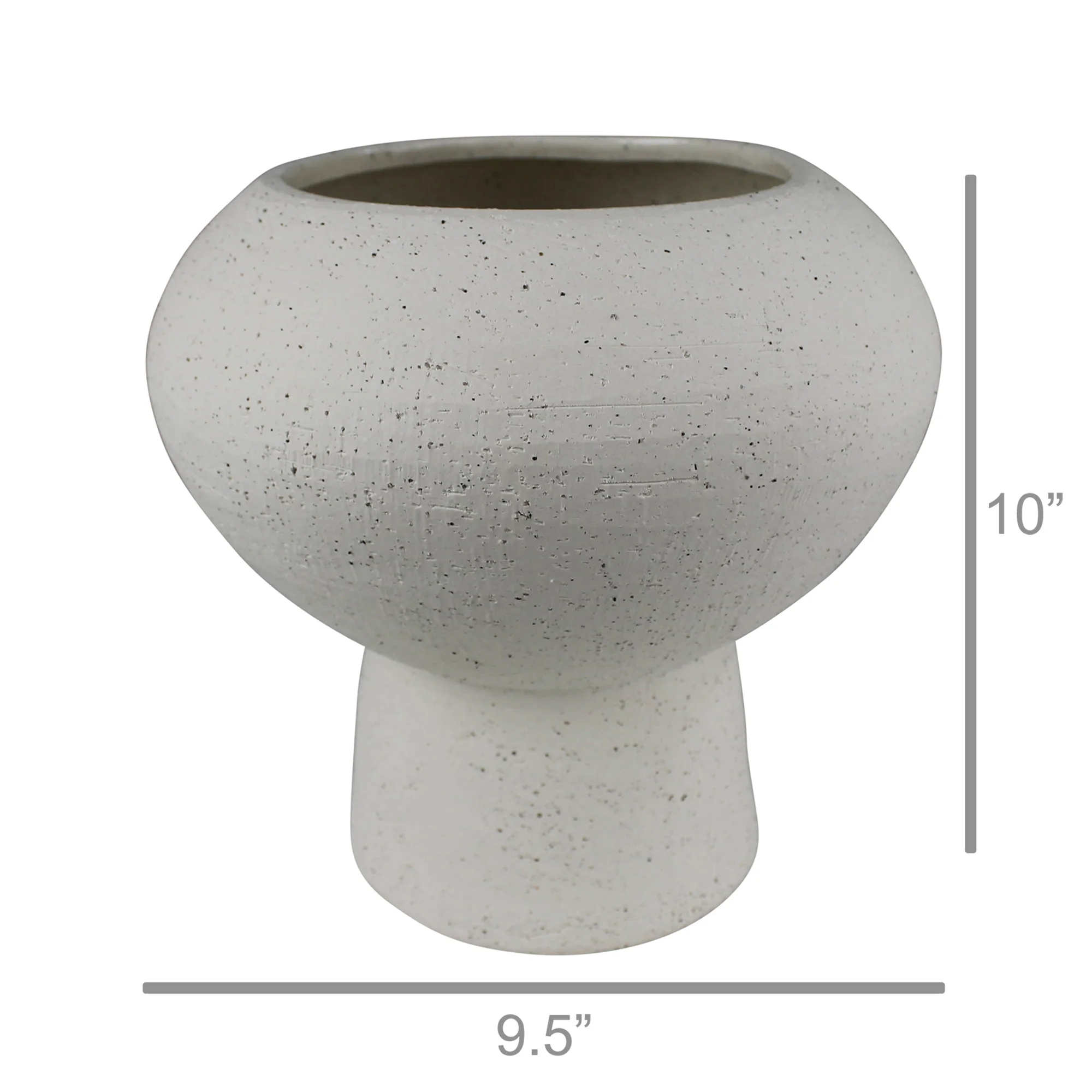 Cruz Vase - Large, White By HomArt - Image 2