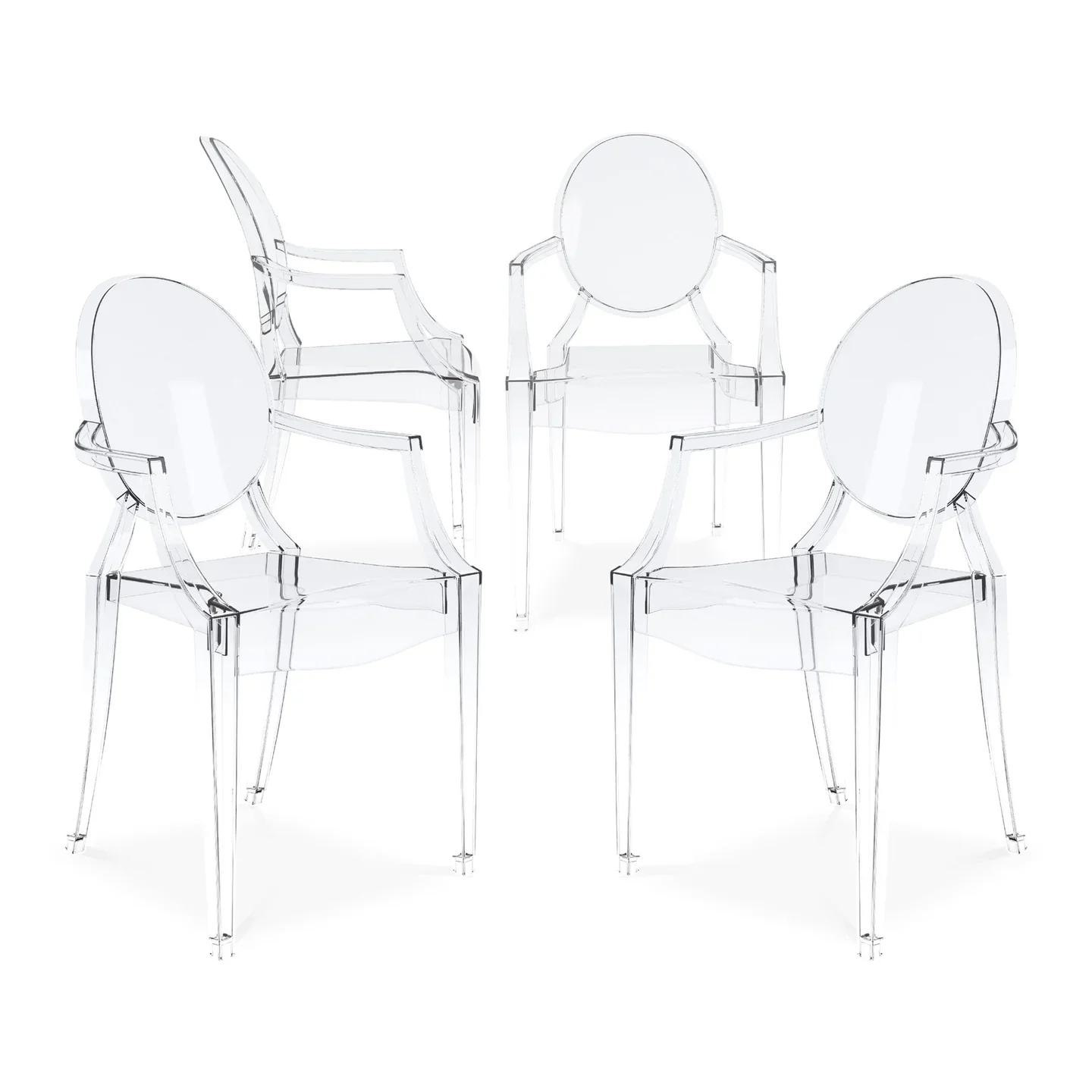 Crystal Armchair, Clear By World Modern Design - Image 3