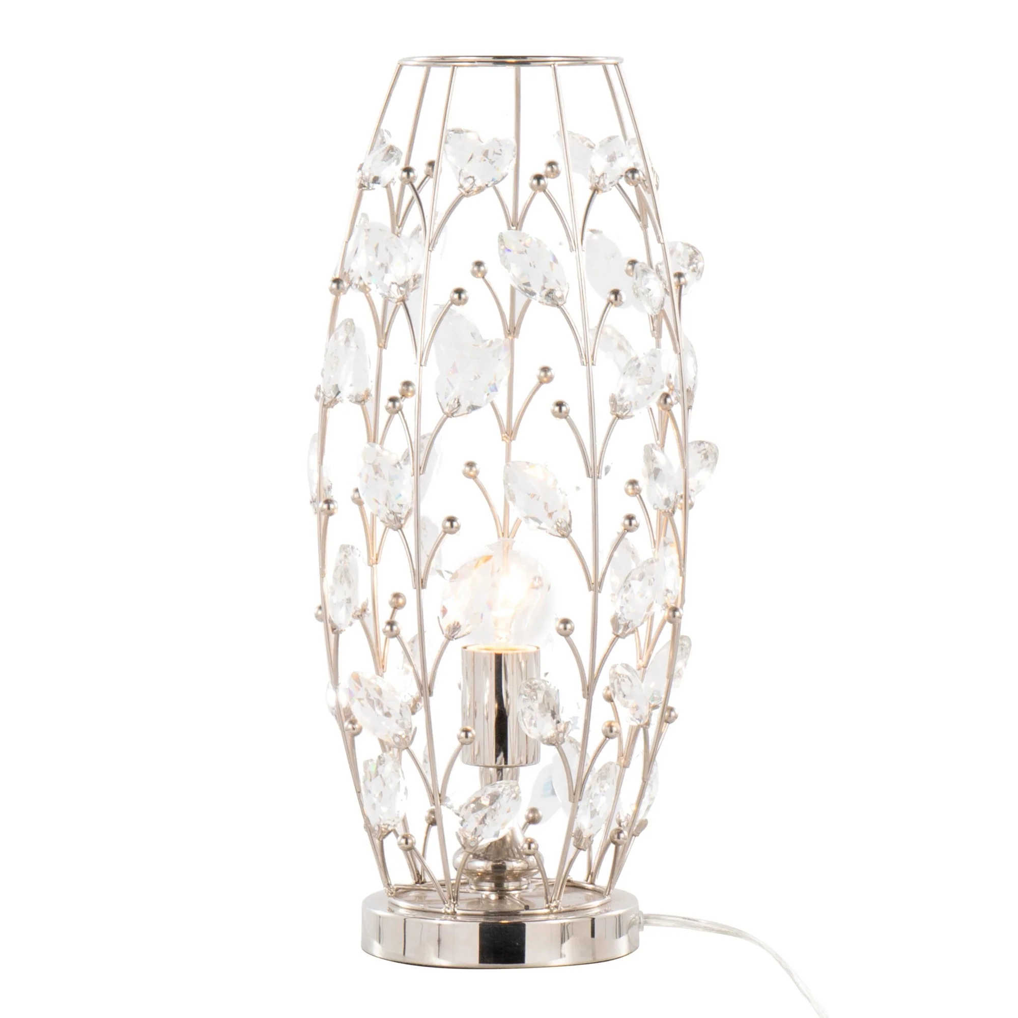 Crystal Buds 18" Metal Uplight By LumiSource - GUI19-CSTLBD CLPNI - Image 4