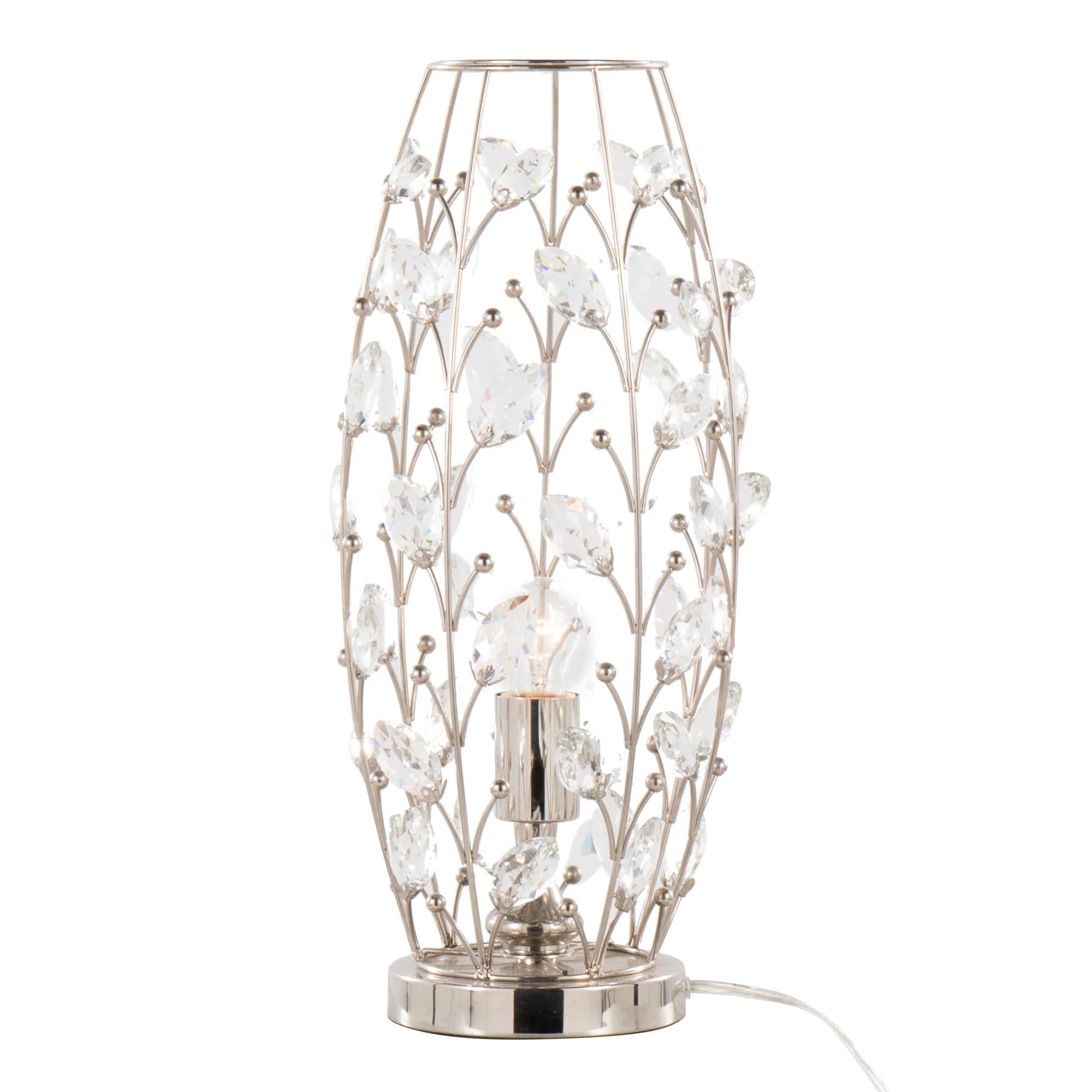 Crystal Buds 18" Metal Uplight By LumiSource - GUI19-CSTLBD CLPNI - Image 5