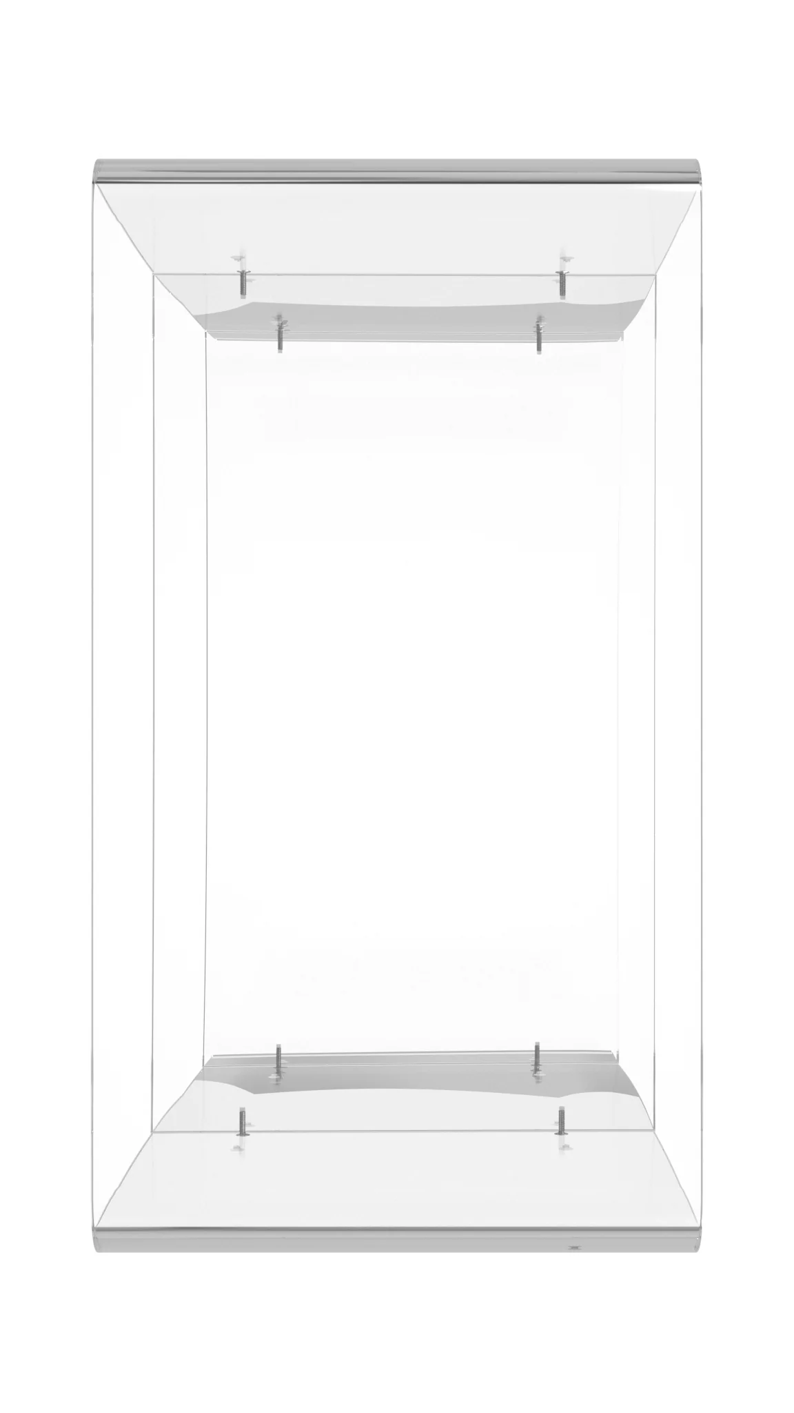 Crystal Clear Acrylic Bookcase By Homeroots - Image 3