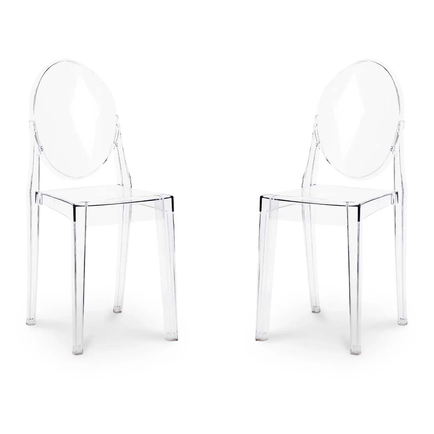 Crystal Dining Chair, Clear By World Modern Design - Image 7
