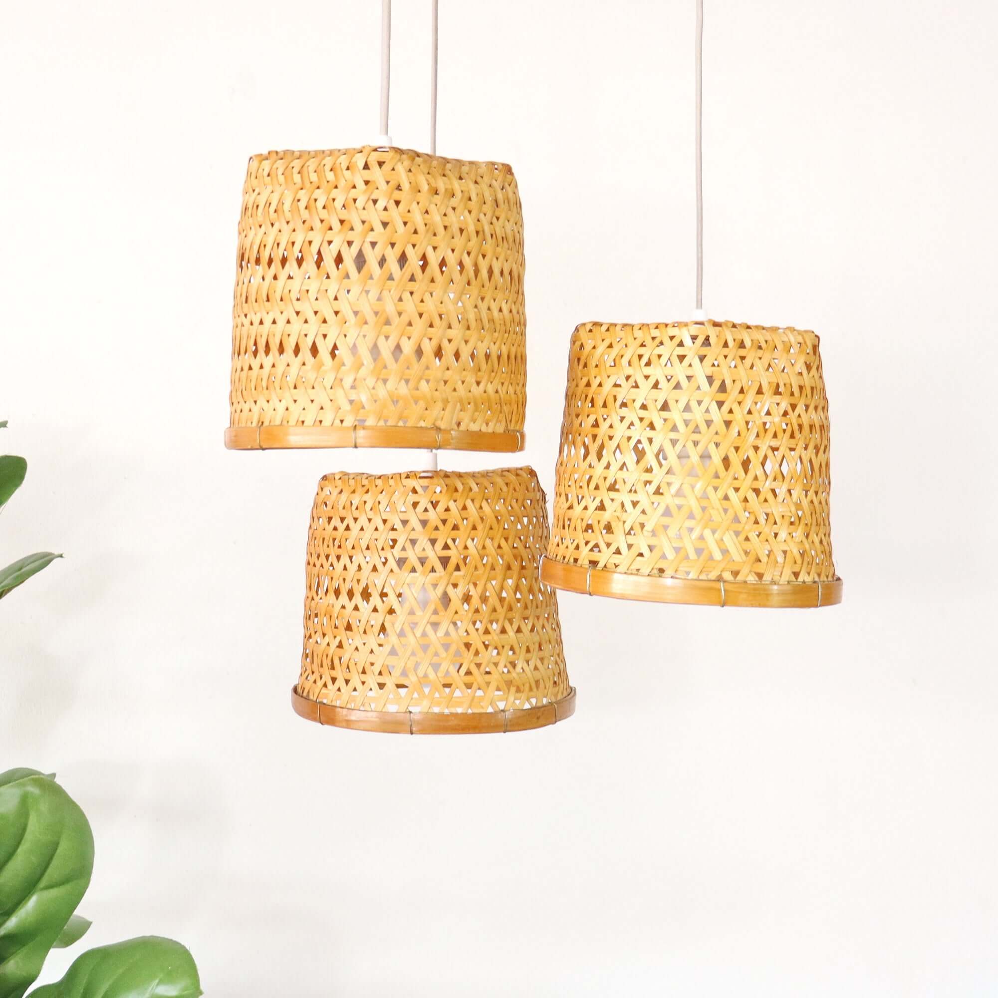 Crystalyn - Bamboo Pendant Light Shade By Thaihome - Image 2