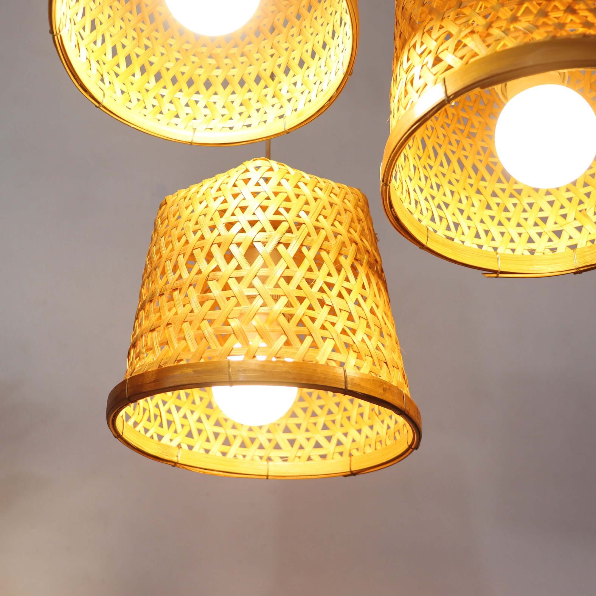 Crystalyn - Bamboo Pendant Light Shade By Thaihome - Image 3