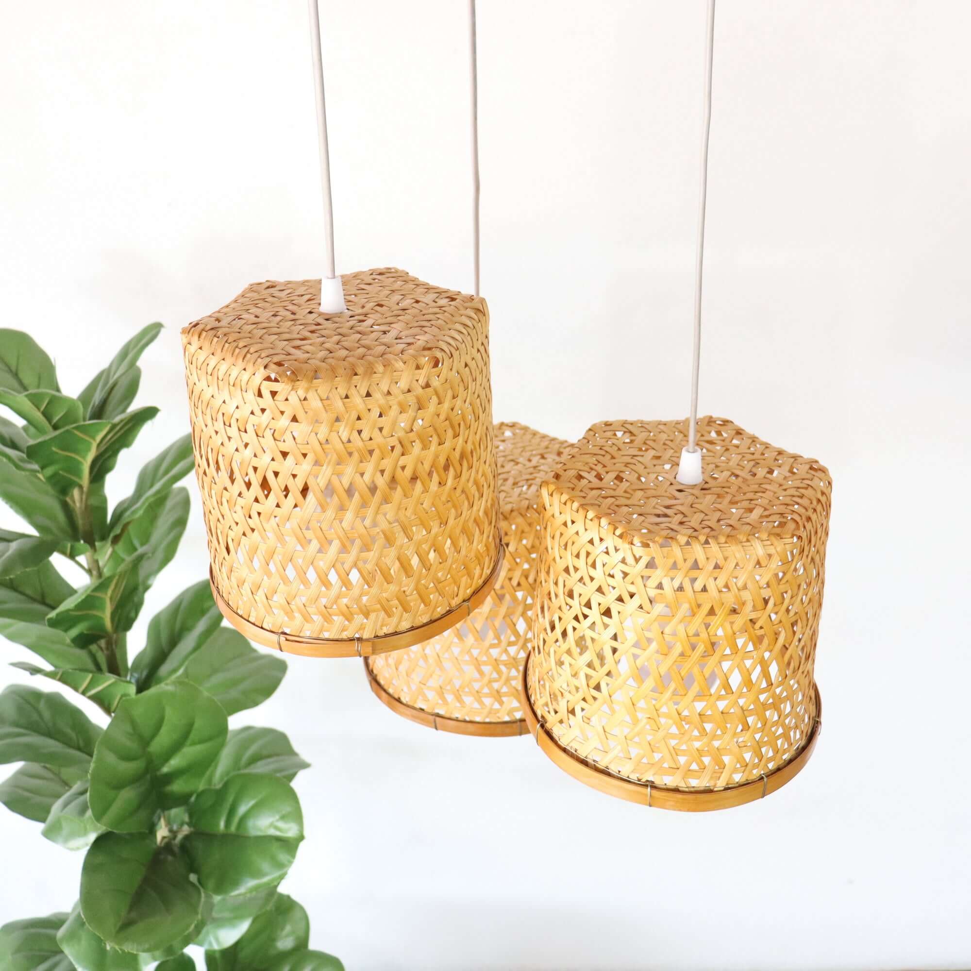 Crystalyn - Bamboo Pendant Light Shade By Thaihome - Image 6