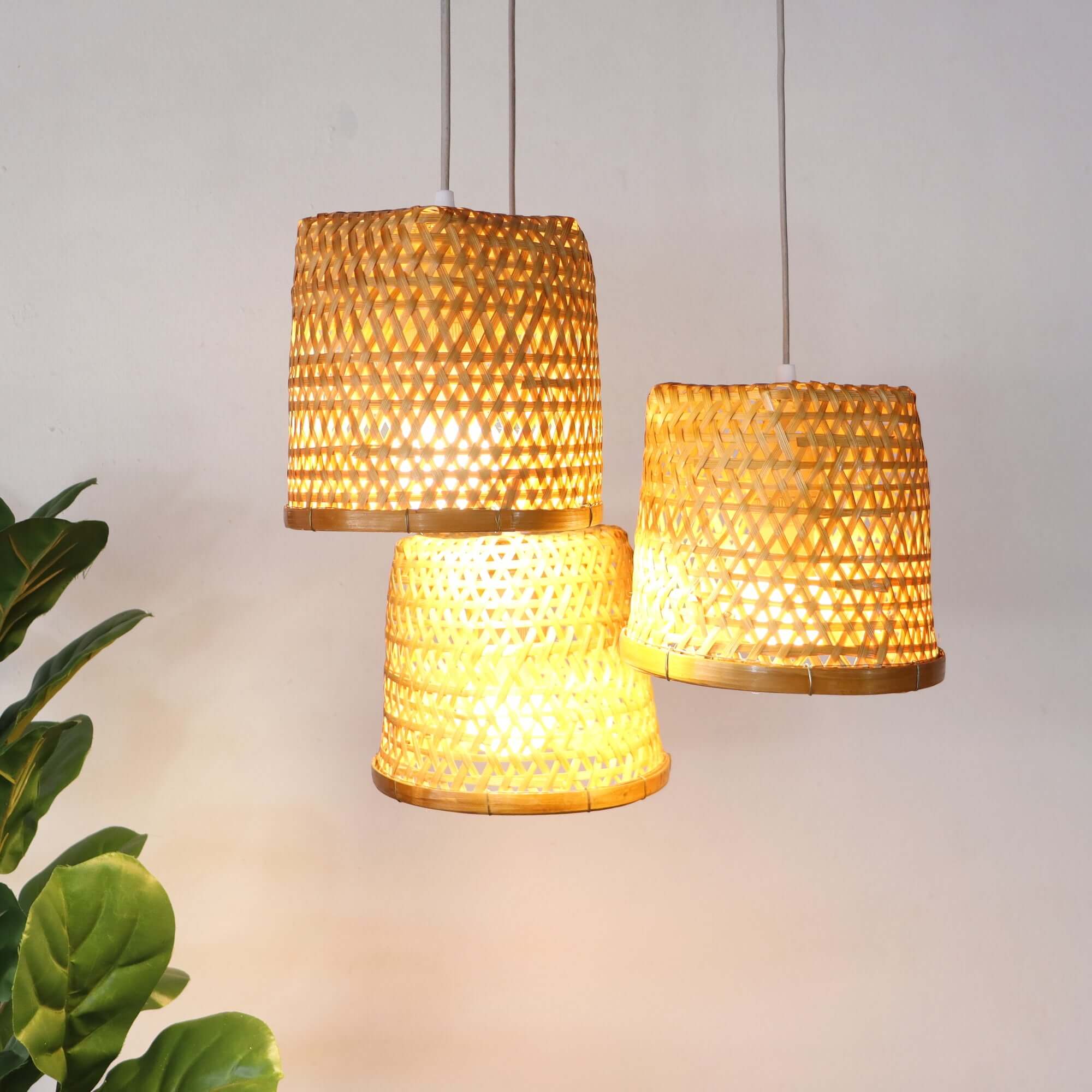 Crystalyn - Bamboo Pendant Light Shade By Thaihome - Image 7