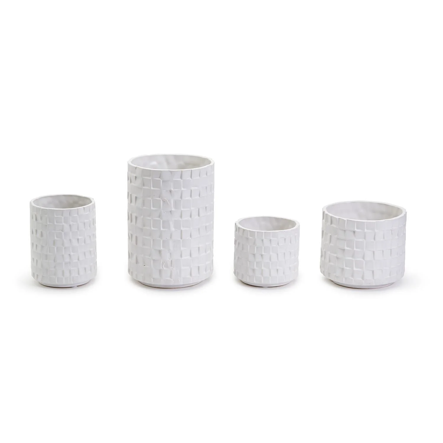 Cubist Pattern Planter Set Of 16 By Two's Company - Image 2