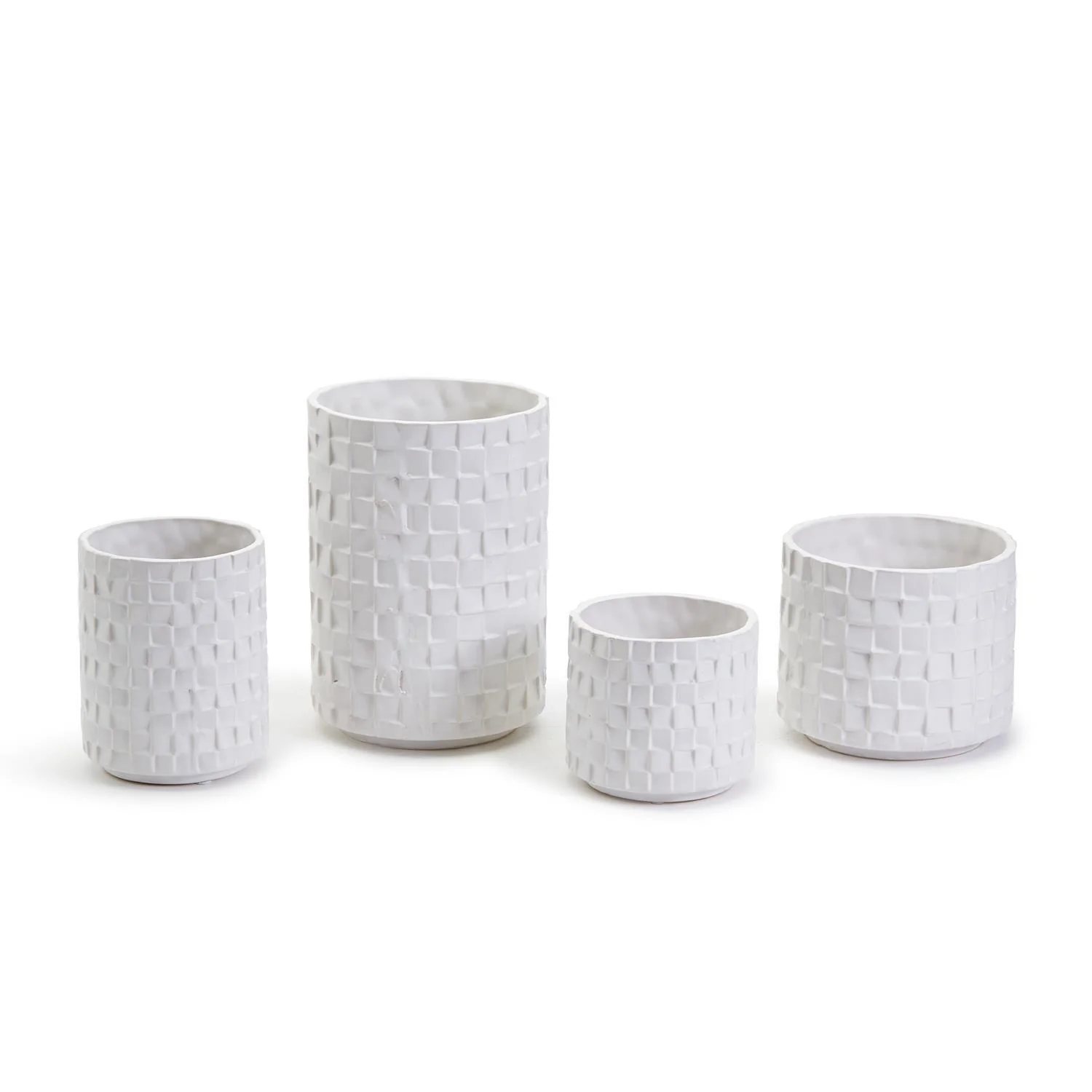 Cubist Pattern Planter Set Of 16 By Two's Company - Image 3
