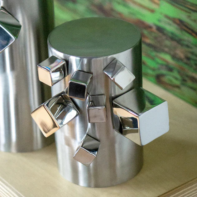 Cubus 8"H Vase Sculpture By Gold Leaf Design Group - Image 8