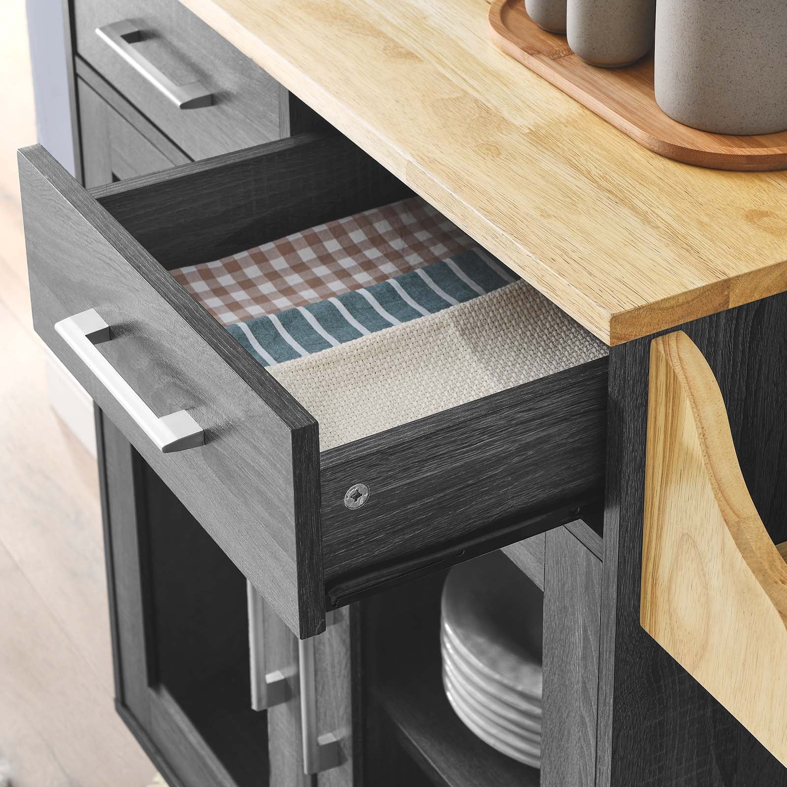 Cuisine Kitchen Cart By Modway - EEI-6276 - Image 10
