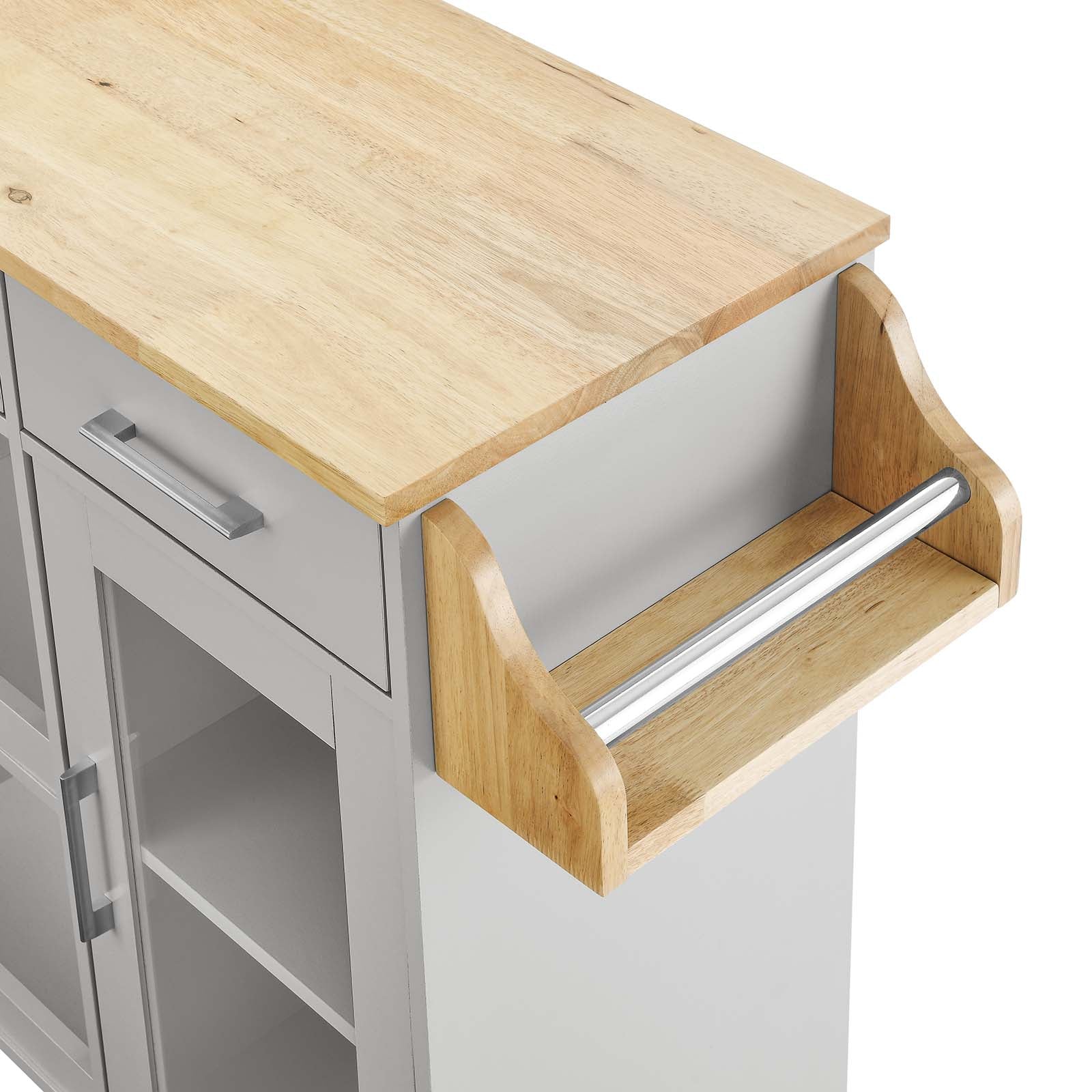 Culinary Kitchen Cart With Spice Rack By Modway - EEI-6277 - Image 19