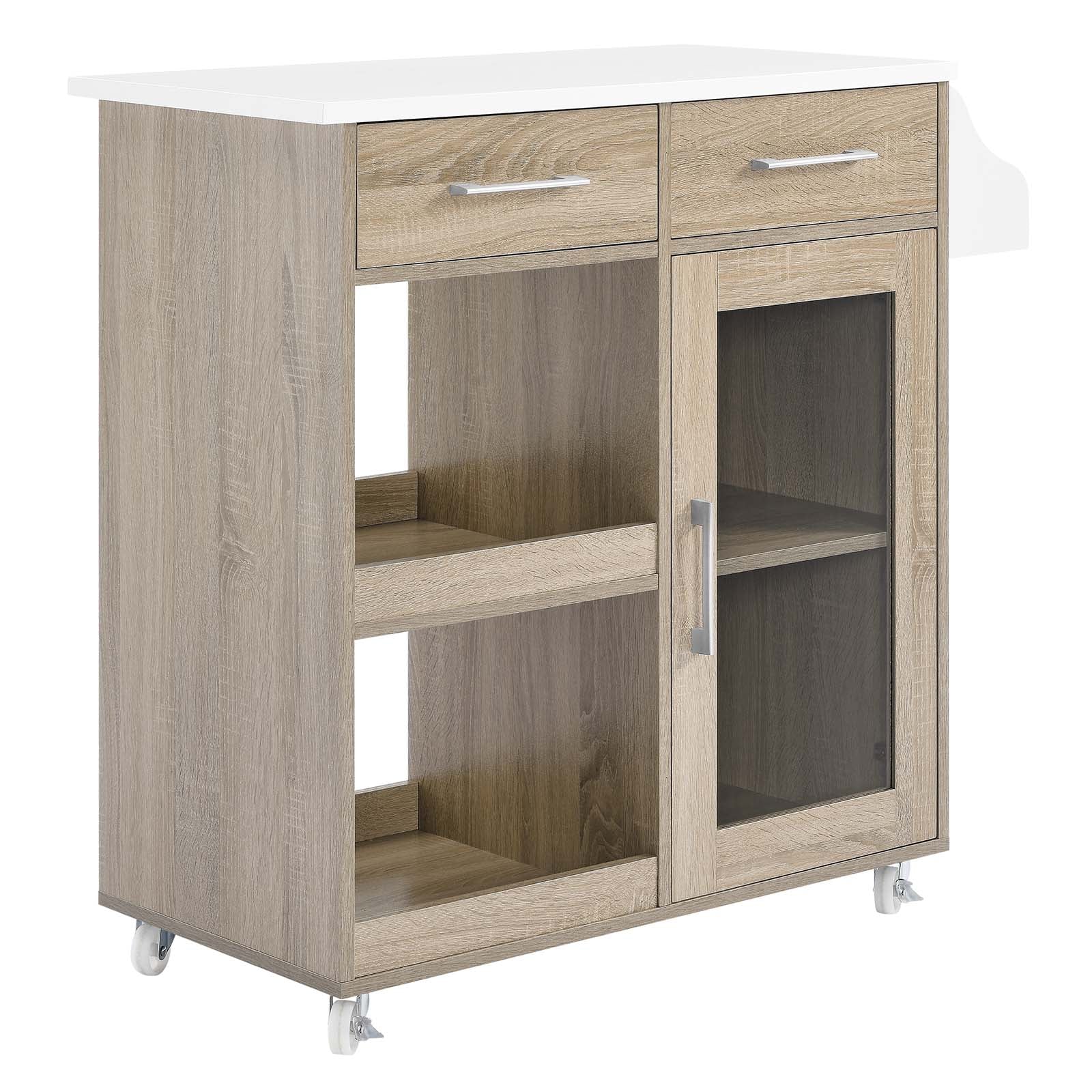 Culinary Kitchen Cart With Spice Rack By Modway - EEI-6277 - Image 24