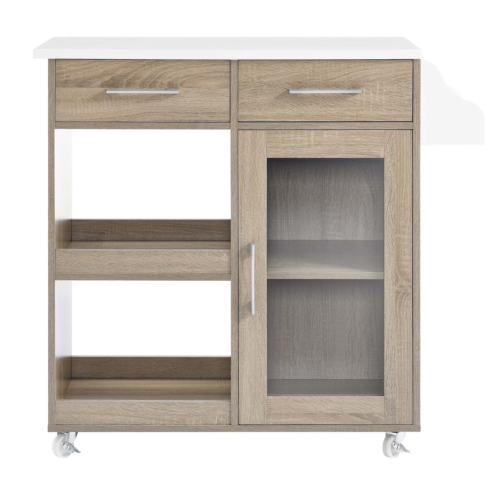 Culinary Kitchen Cart With Spice Rack By Modway - EEI-6277 - Image 27