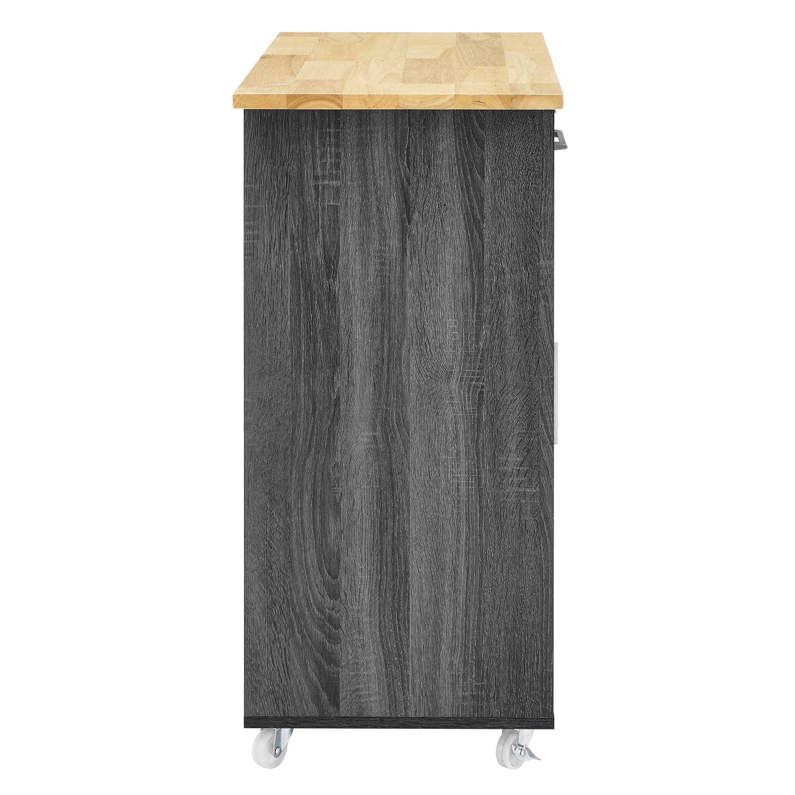 Culinary Kitchen Cart With Spice Rack By Modway - EEI-6277 - Image 3