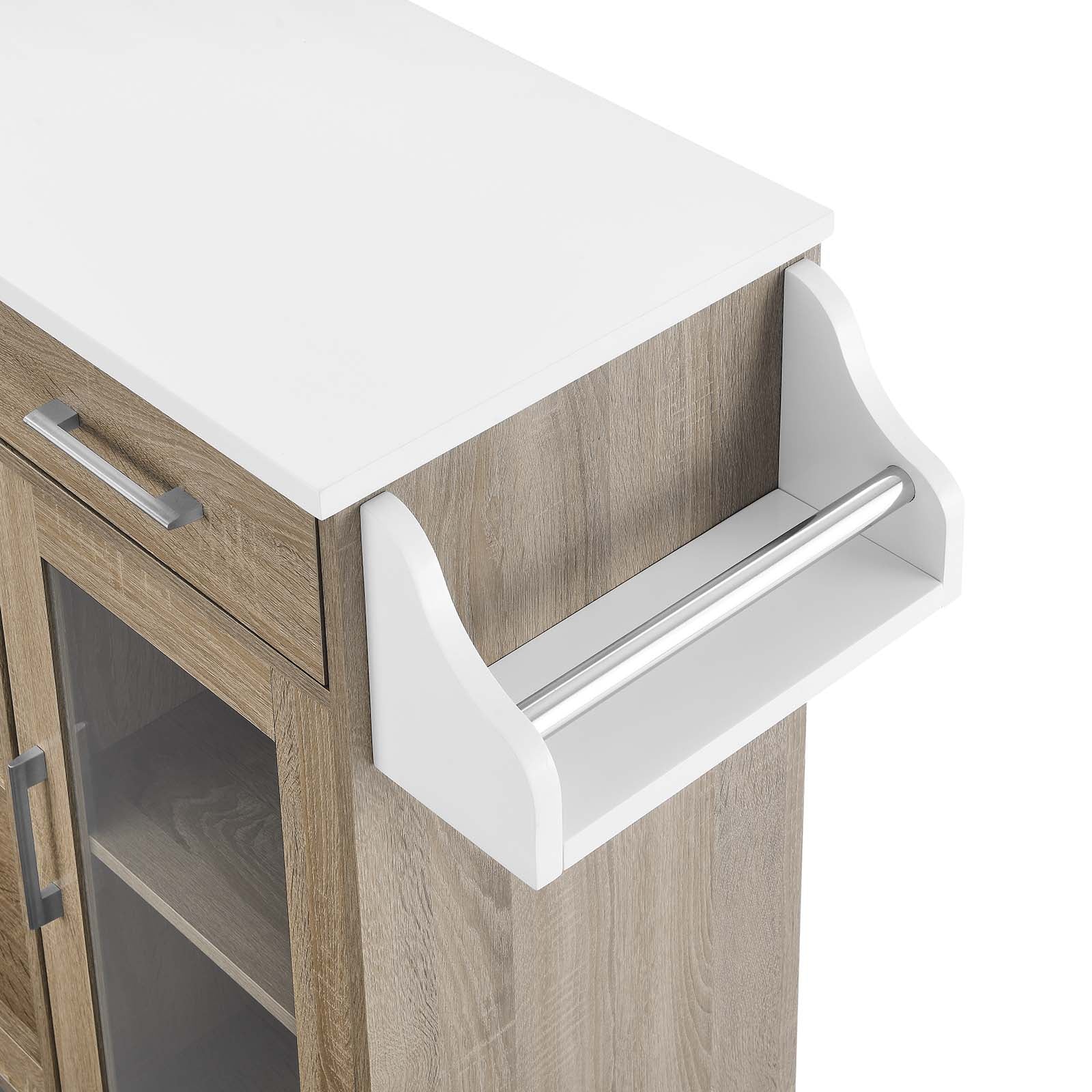 Culinary Kitchen Cart With Spice Rack By Modway - EEI-6277 - Image 30
