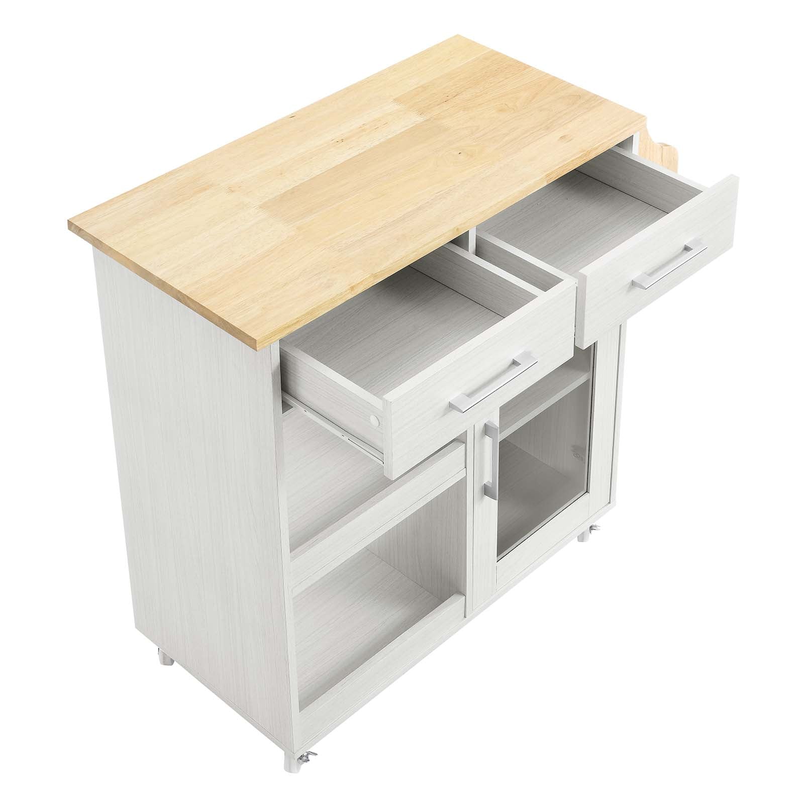 Culinary Kitchen Cart With Spice Rack By Modway - EEI-6277 - Image 40
