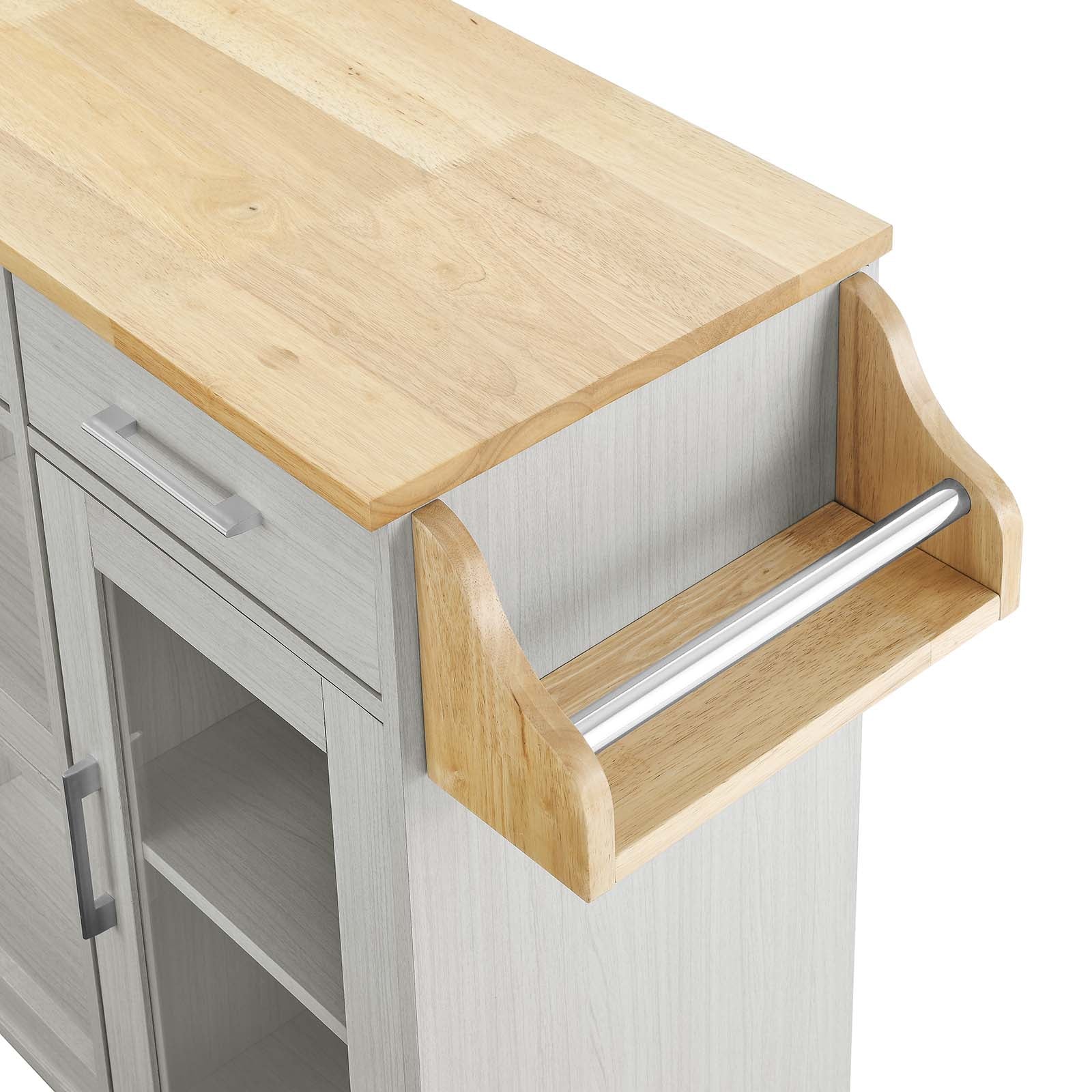 Culinary Kitchen Cart With Spice Rack By Modway - EEI-6277 - Image 41